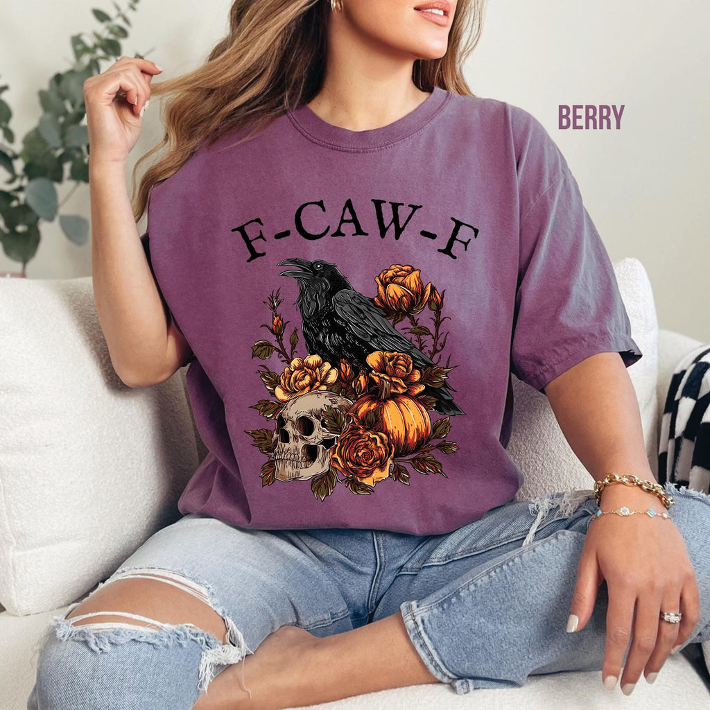 F-Caw-F Funny Crow Halloween T-Shirt