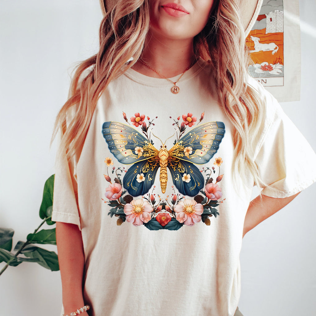 Floral Moth T-Shirt