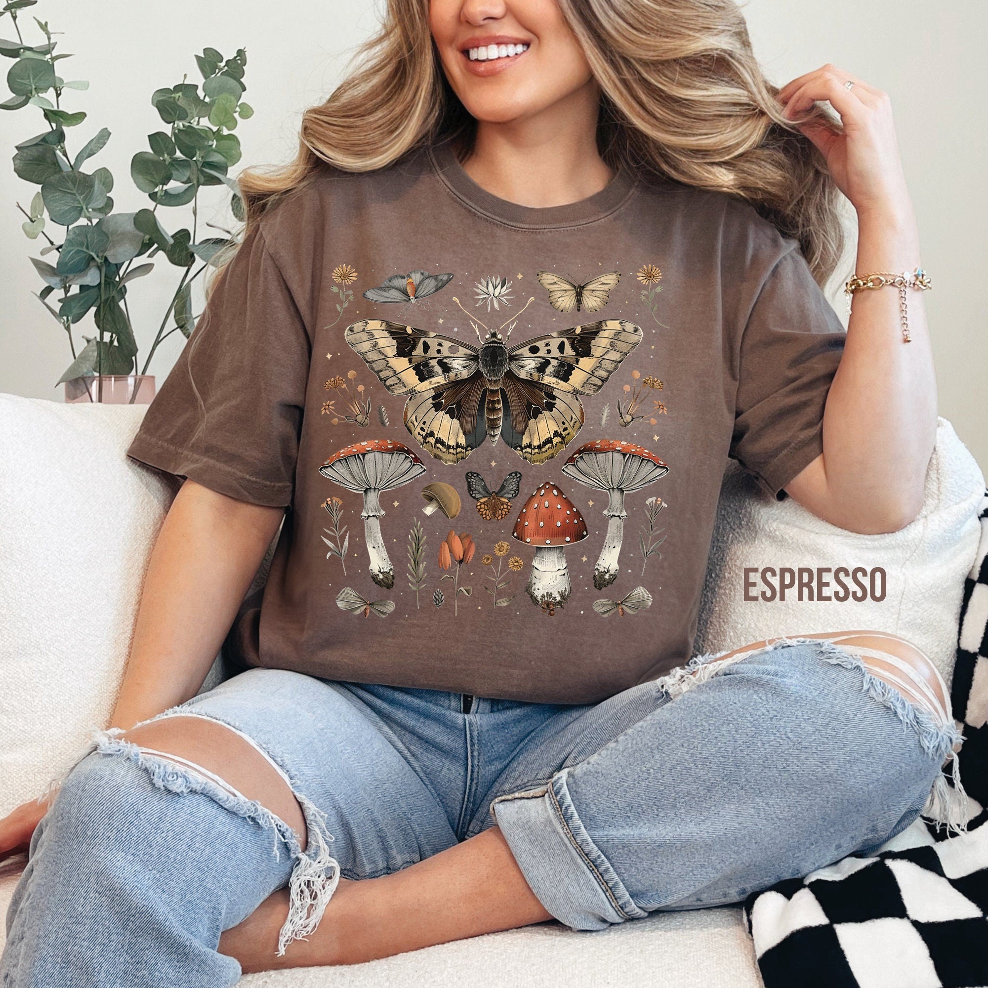 Cottagecore Moth Shirt