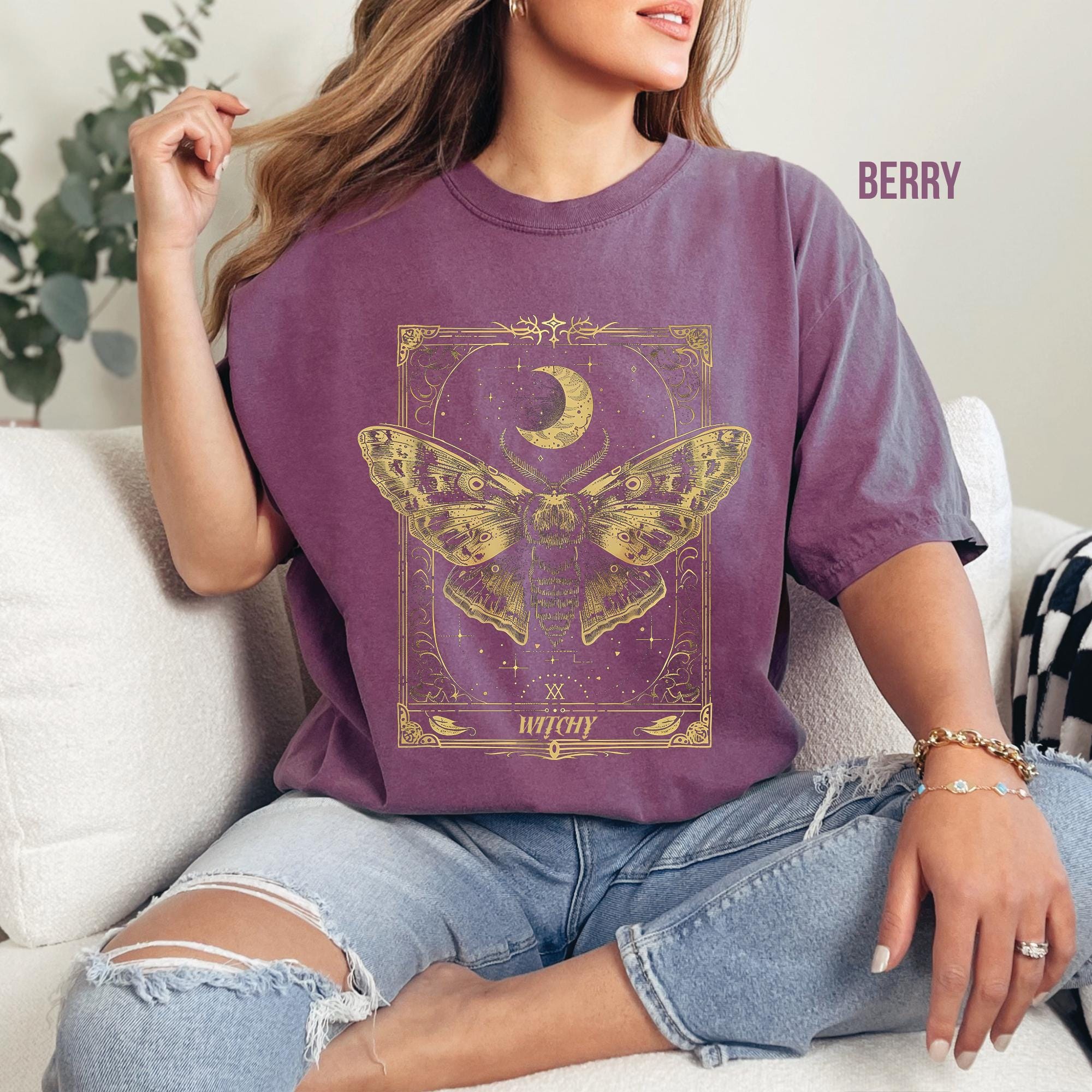 Moth Moon Tarot T-Shirt