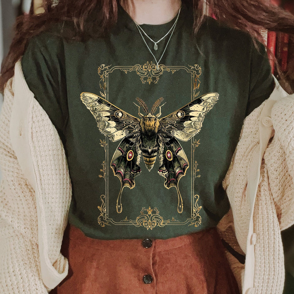Vintage Gothic Moth Shirt