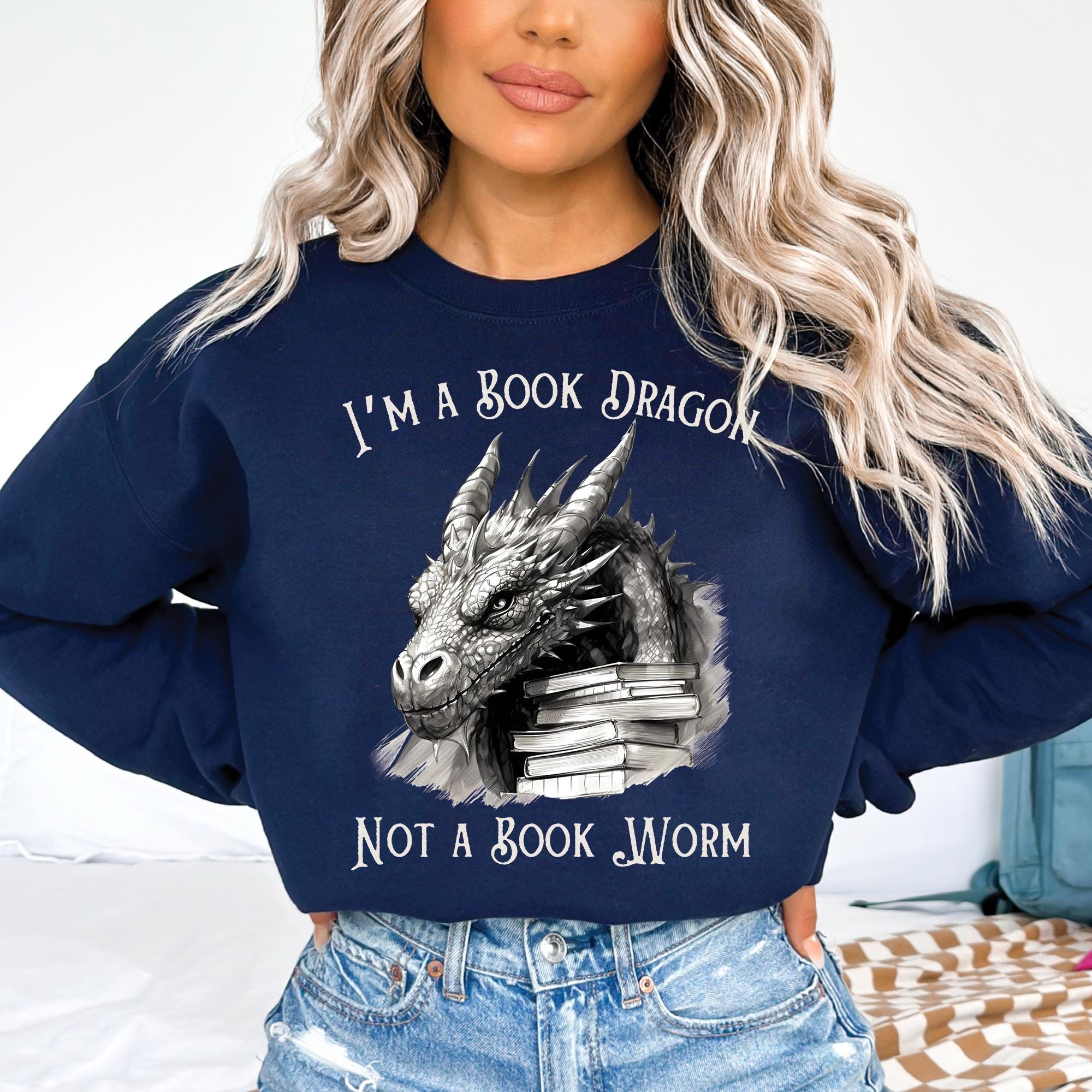 I'm A Book Dragon Sweatshirt
