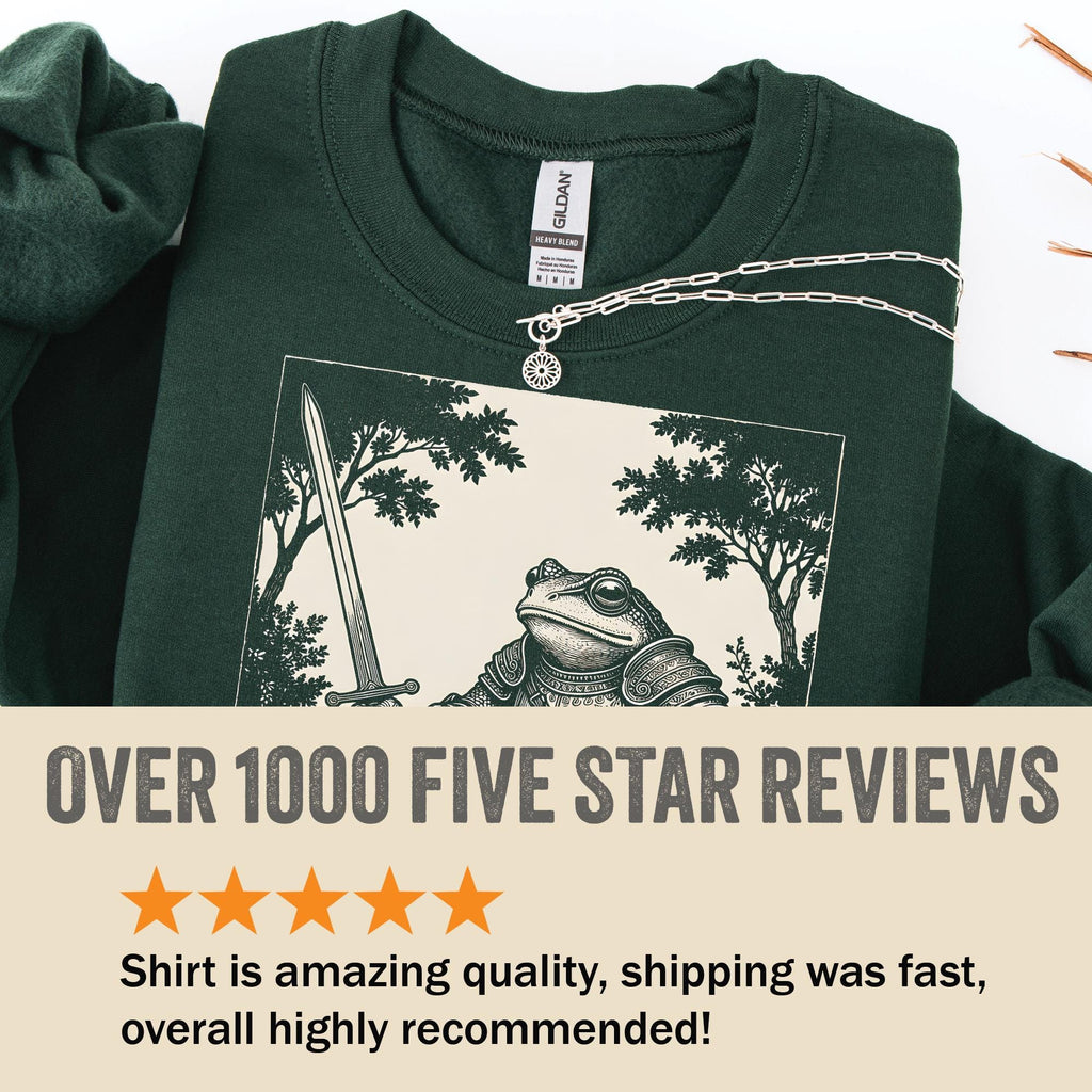 Medieval Tapestry Frog Snail Sweatshirt
