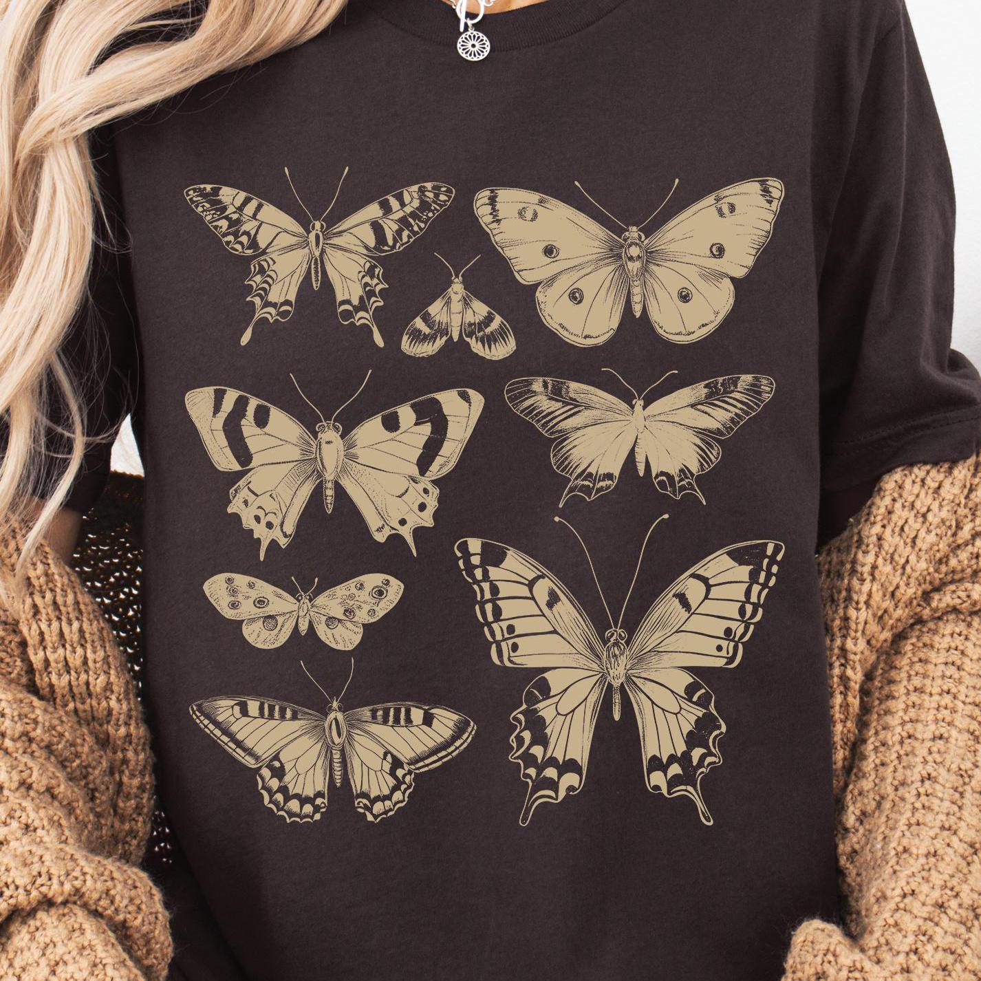 Vintage Butterfly and Moth Shirt