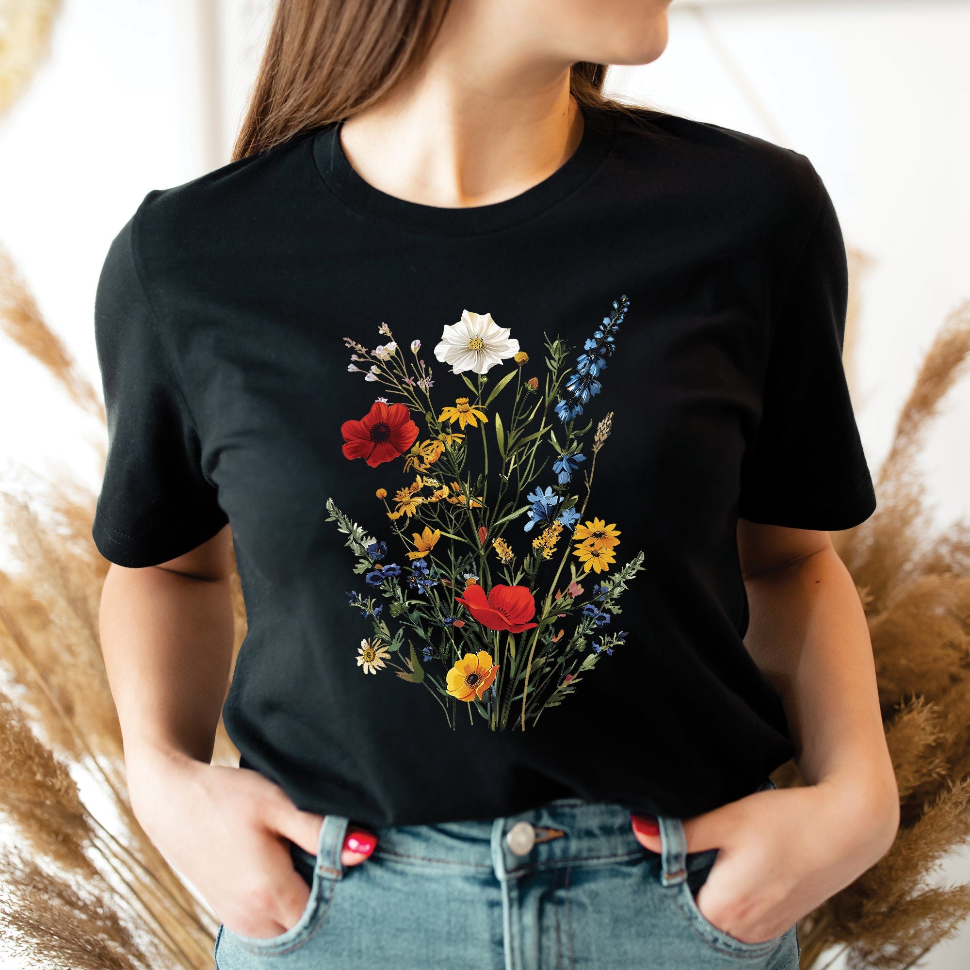 Wildflower Botanical Print Shirt