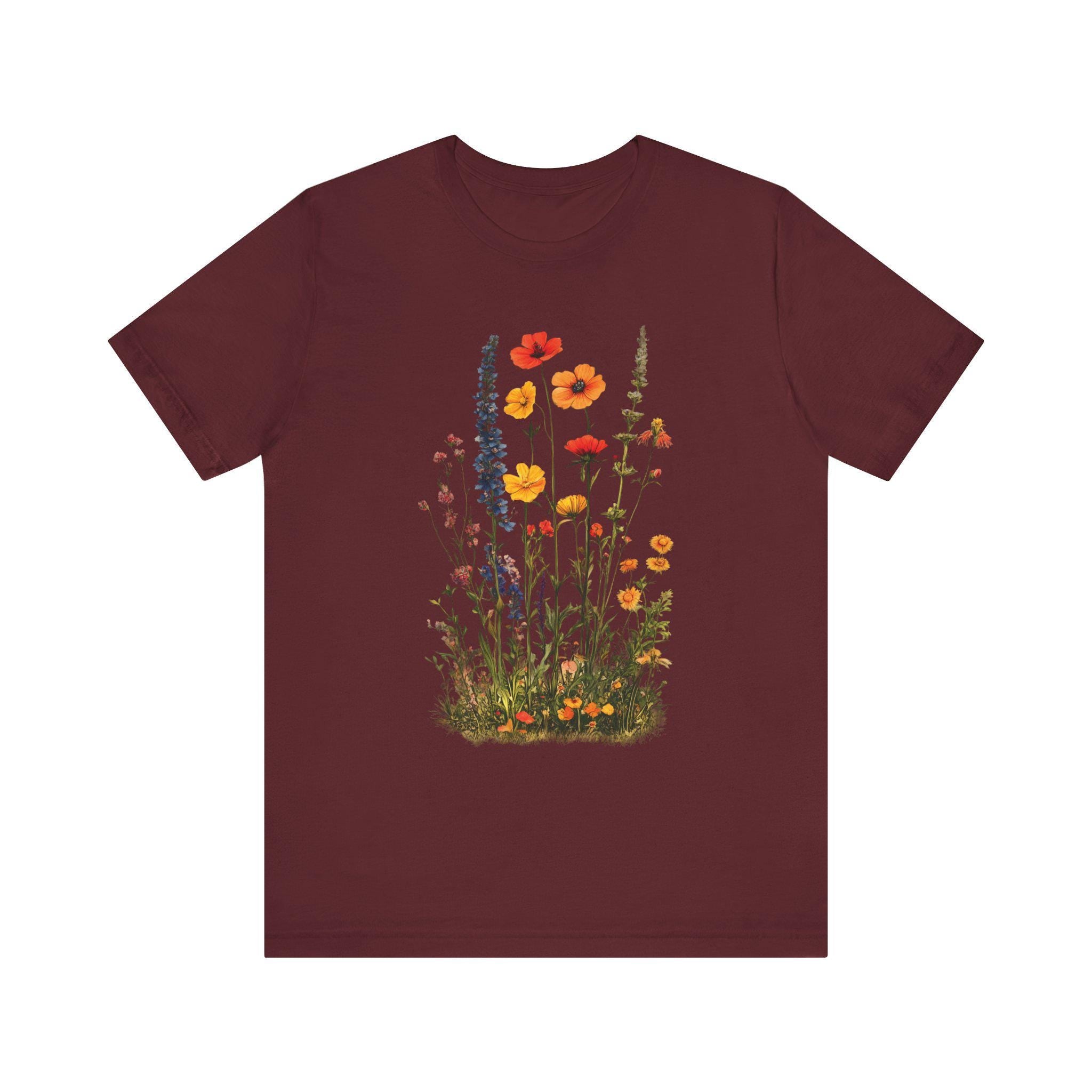 Boho Vintage Wildflowers T-Shirt