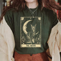Crescent Moon Cat Tarot Card Shirt
