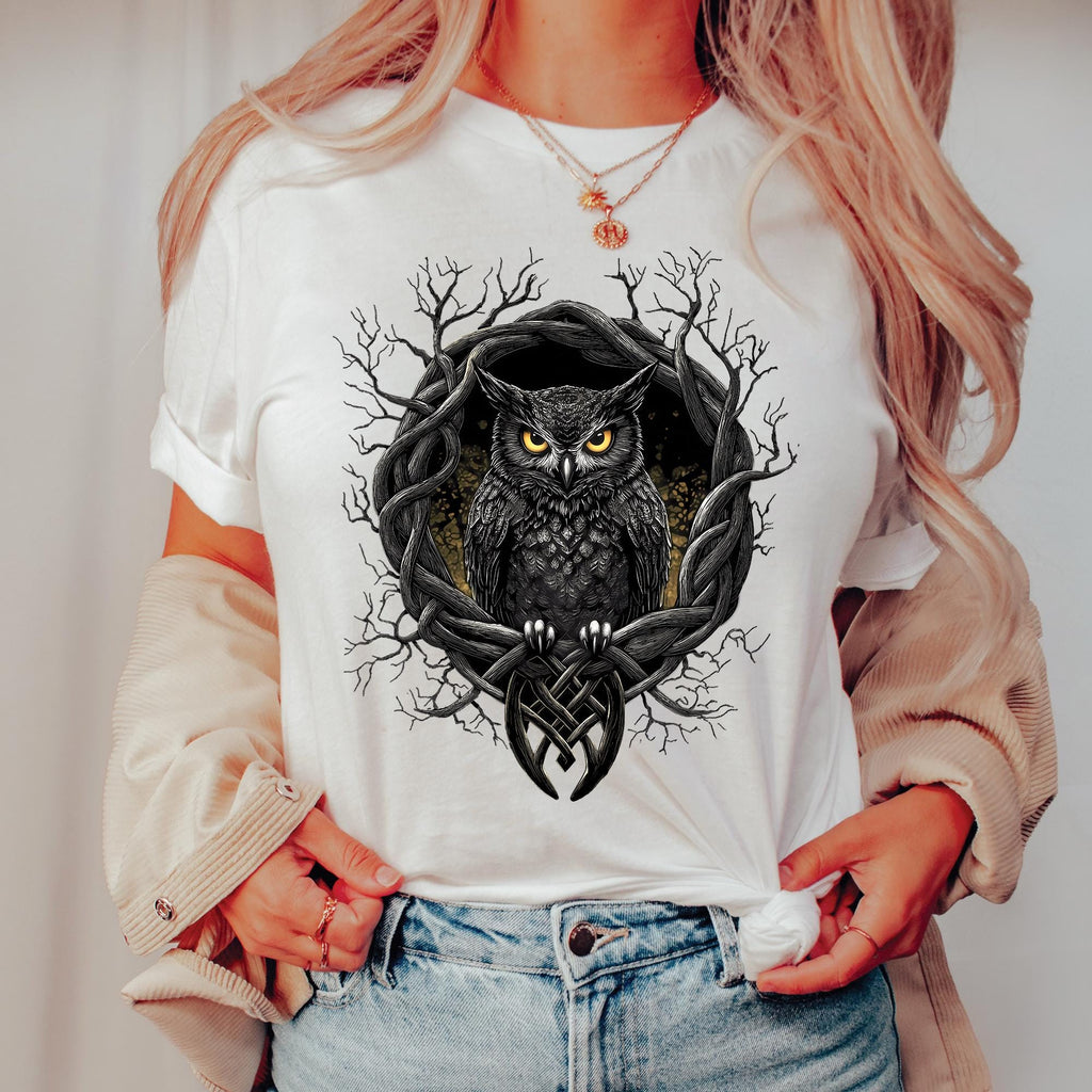Tree of Life Celtic Owl T-Shirt