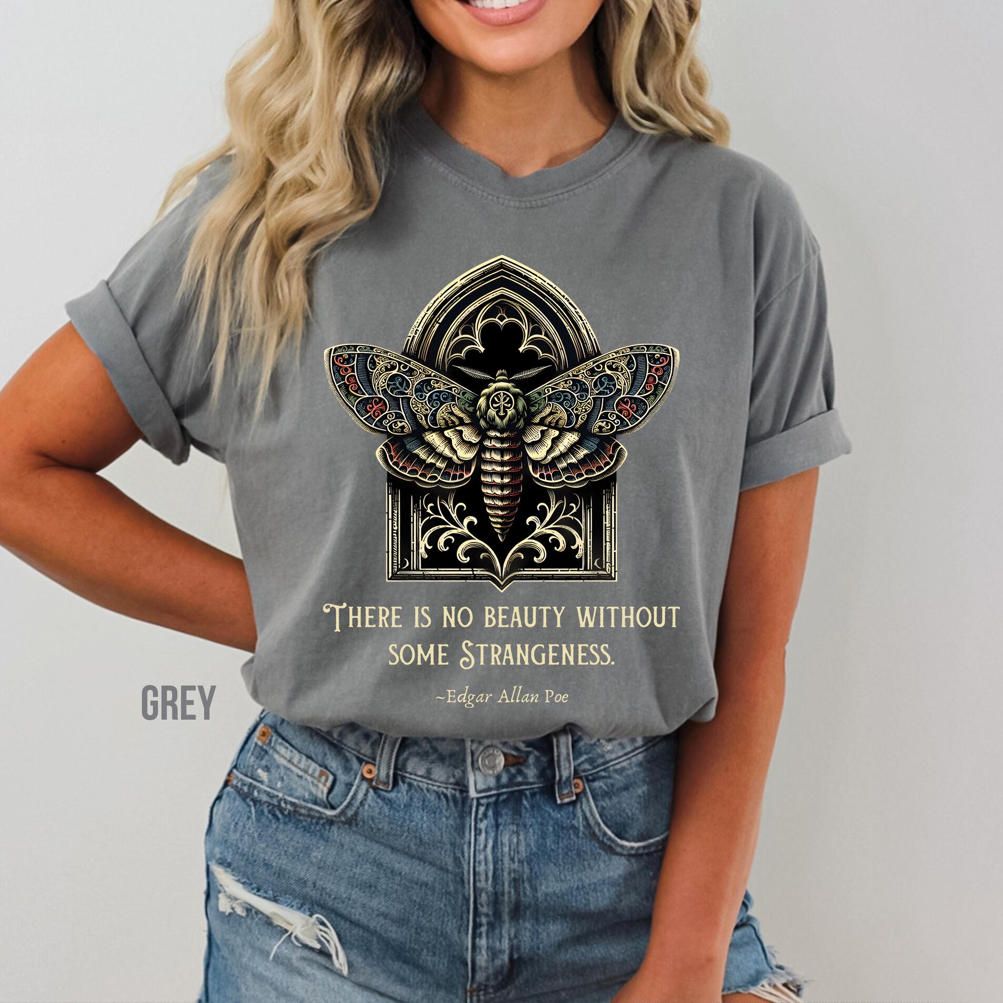 Edgar Allan Poe Moth T-Shirt