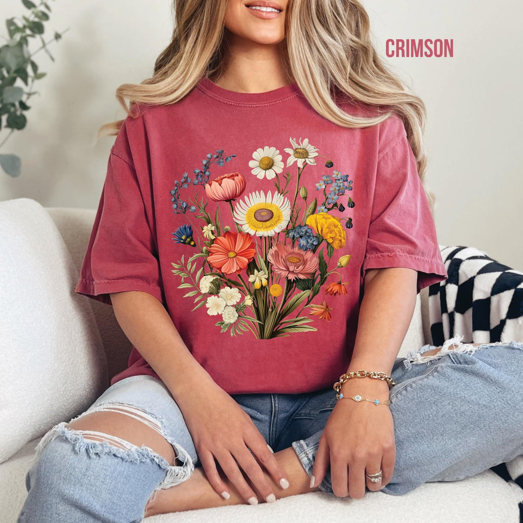 Wildflowers Boho T-Shirt