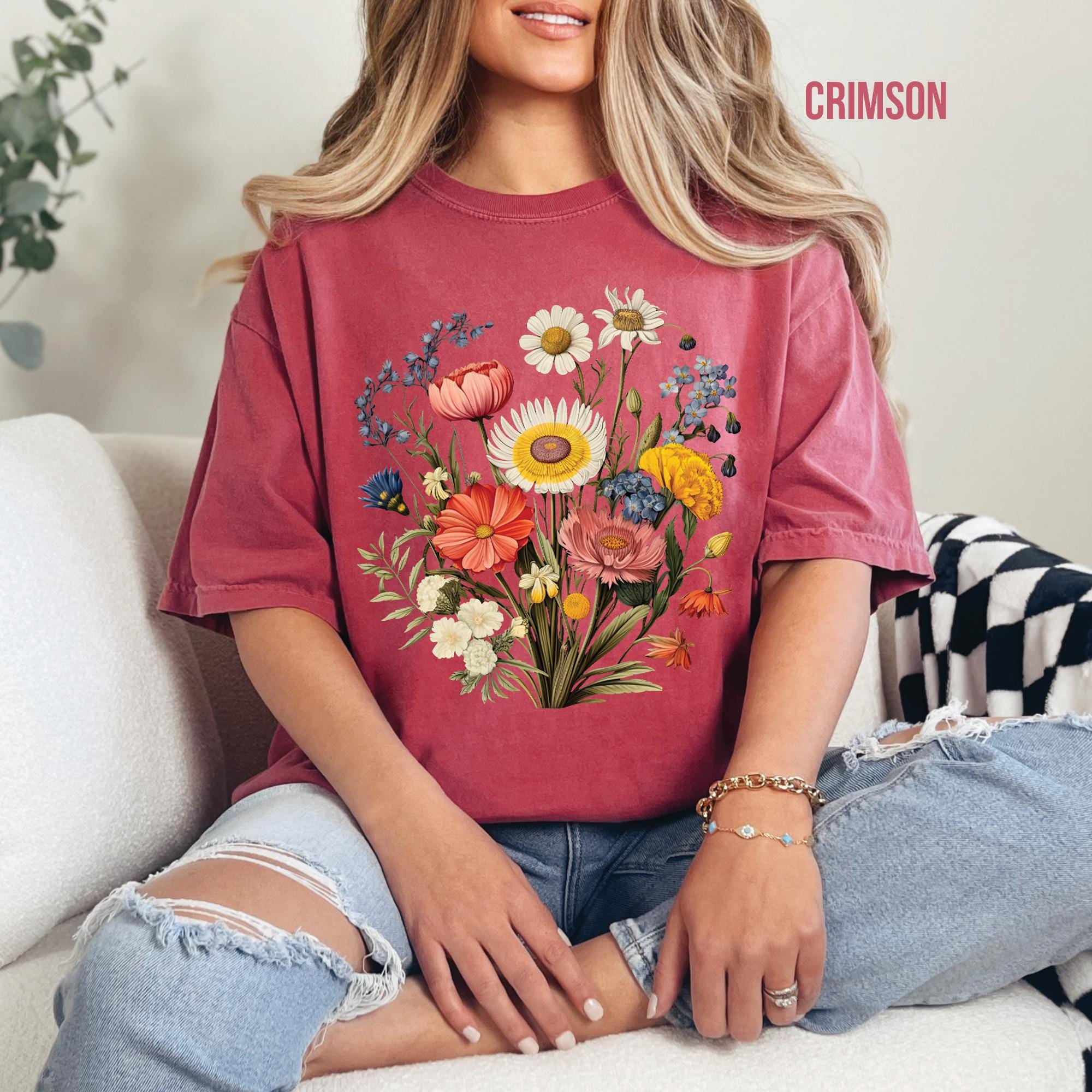Wildflowers Boho T-Shirt