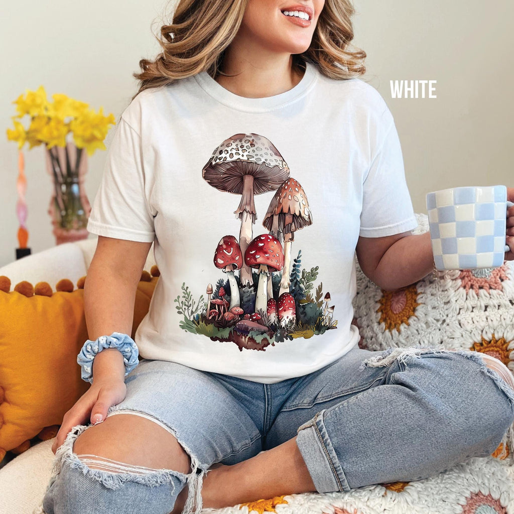 Forestcore Mushroom Shirt