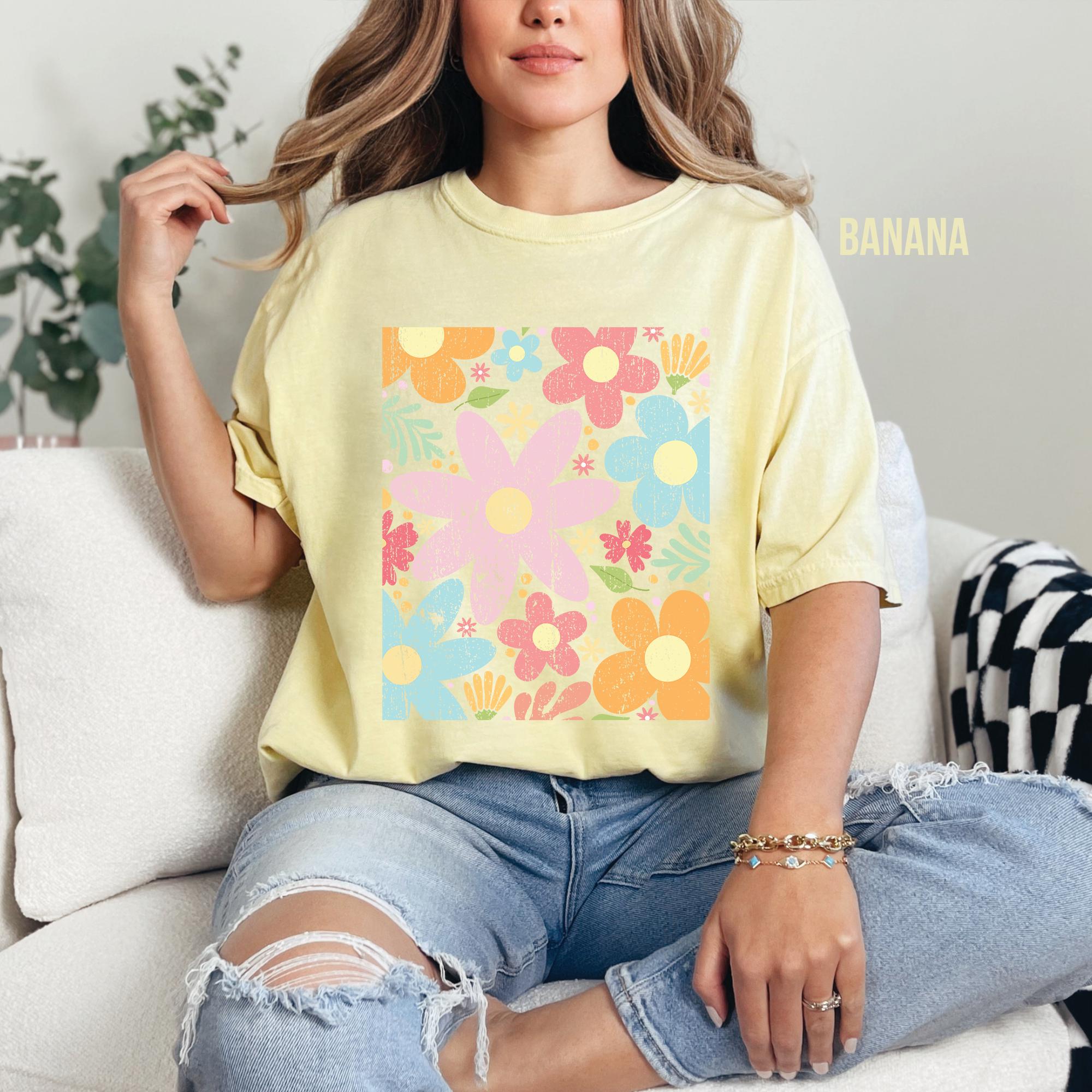 Boho Wildflowers Graphic T-Shirt