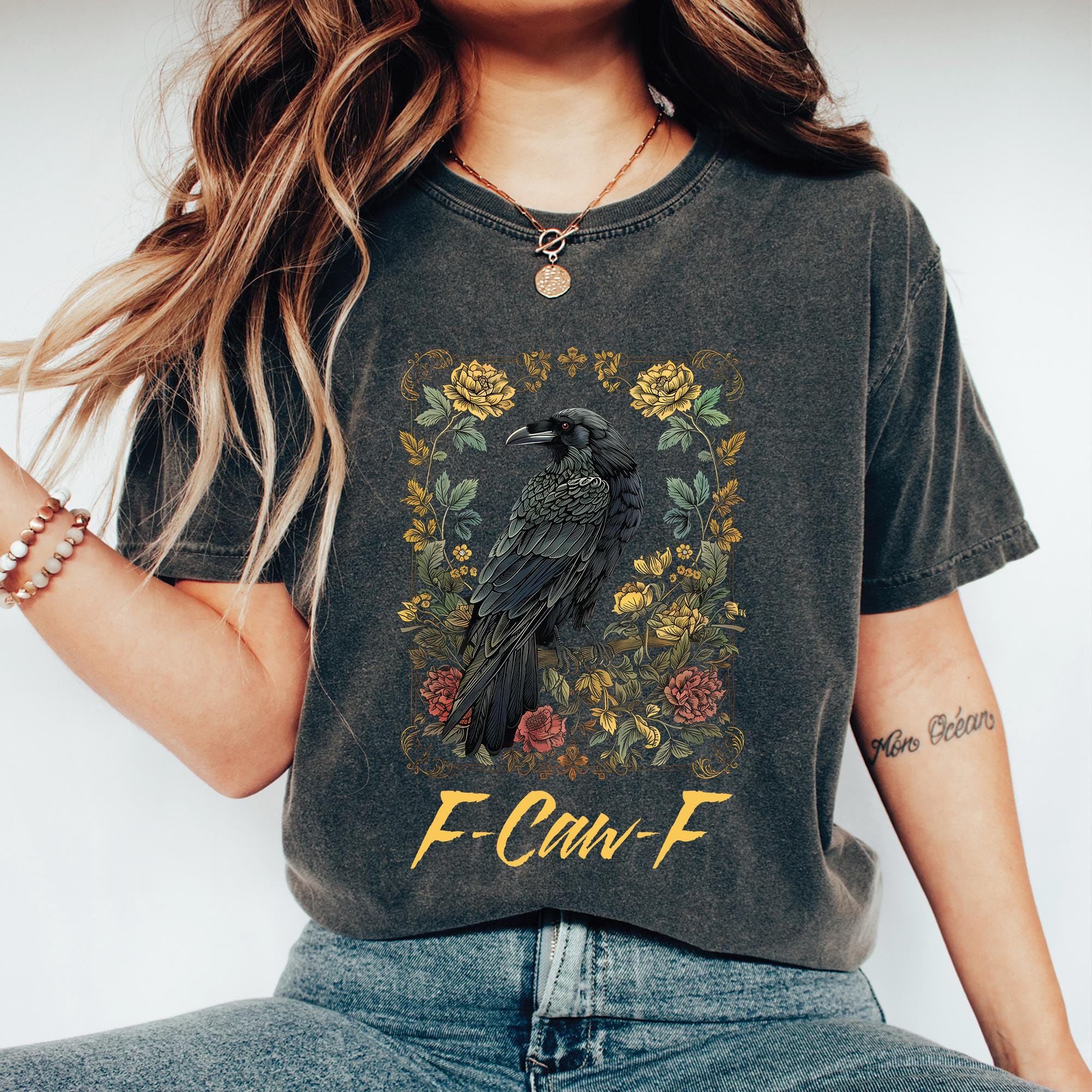 Funny Crow F-Caw-F T-Shirt
