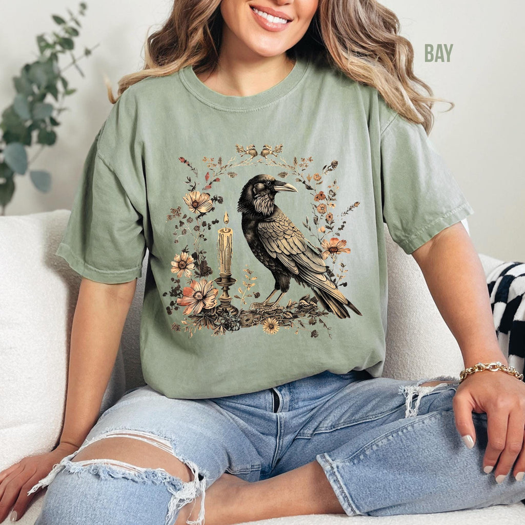Gothic Raven Comfort Colors T-Shirt