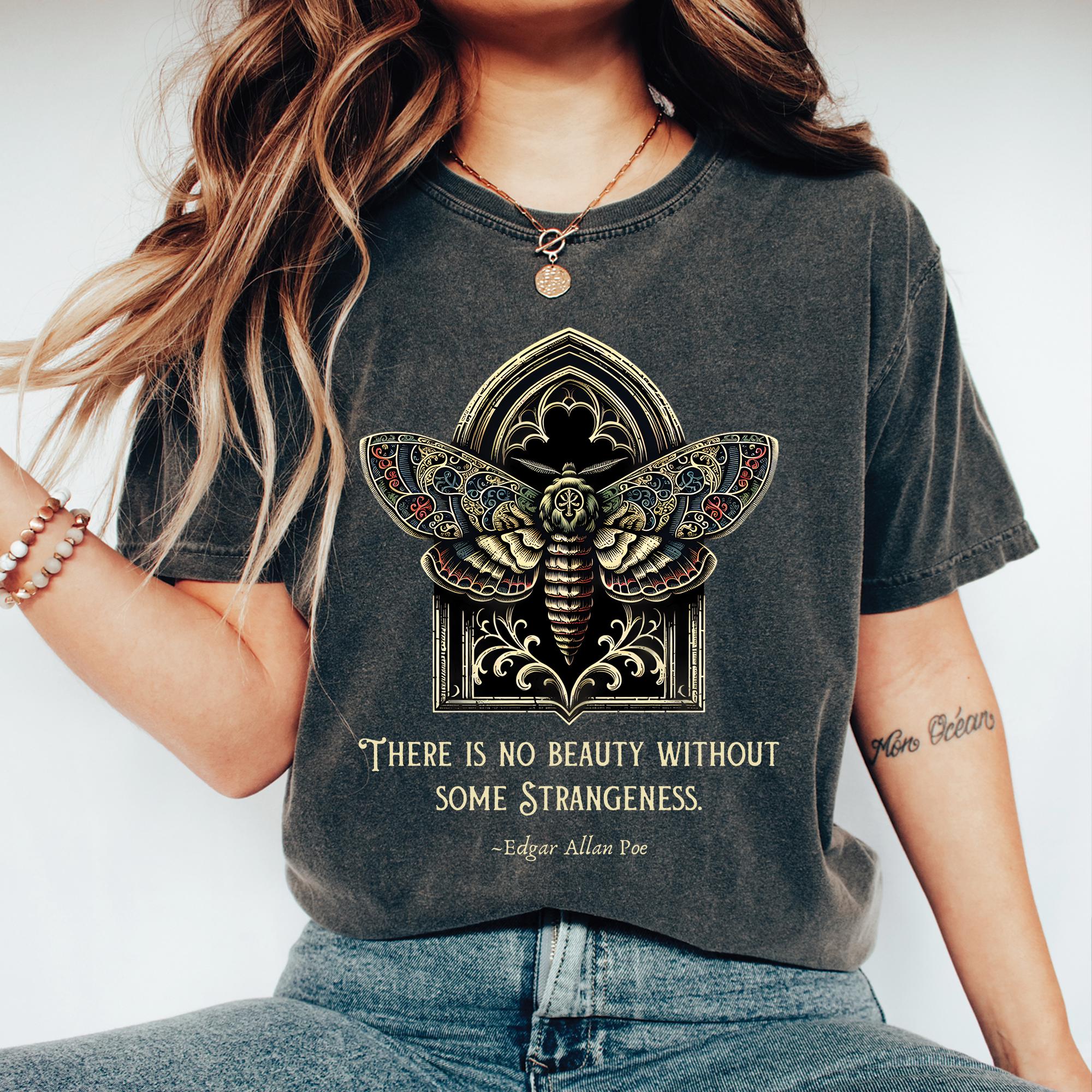 Edgar Allan Poe Moth T-Shirt