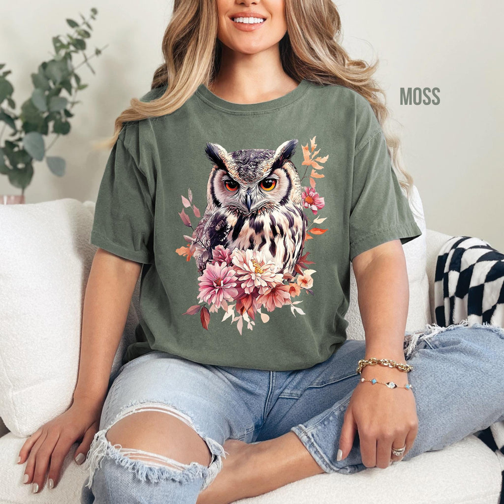 Floral Owl Shirt