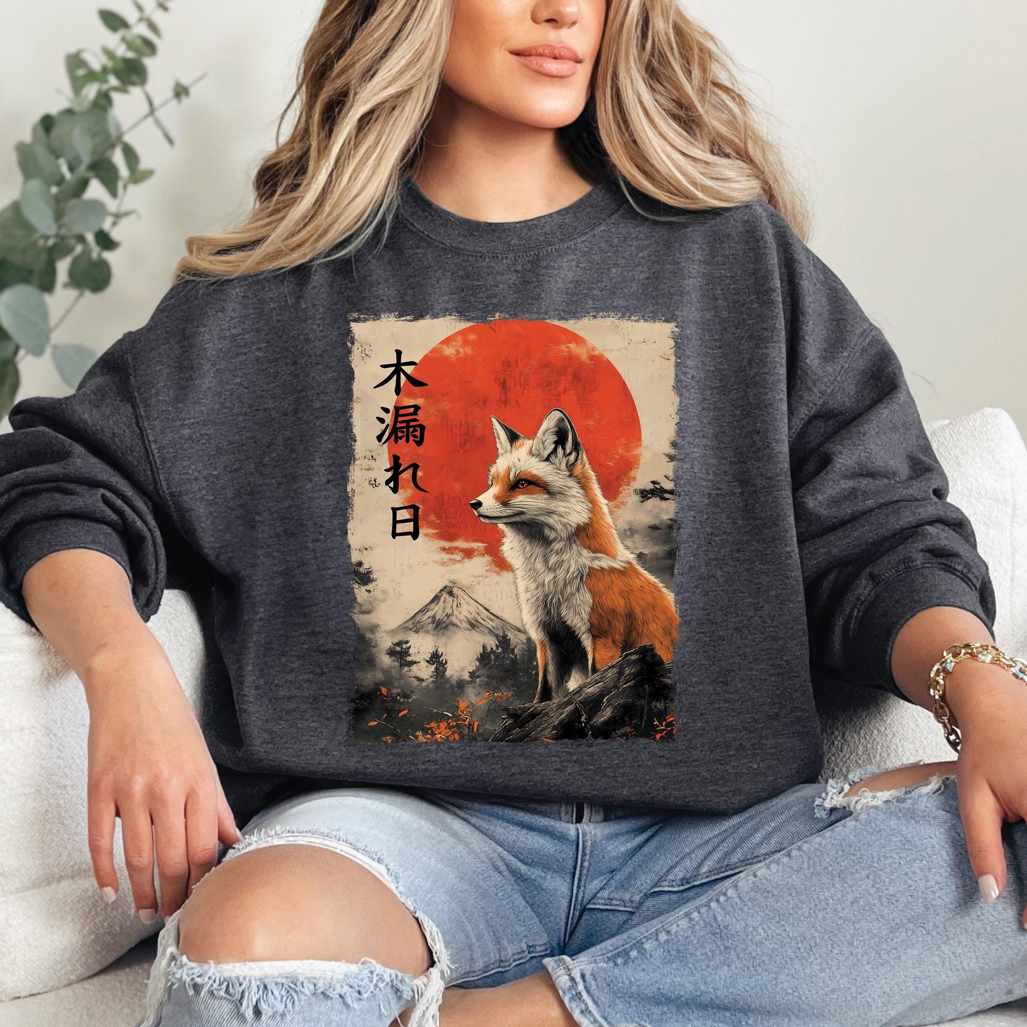 Japanese Fox Sweatshirt