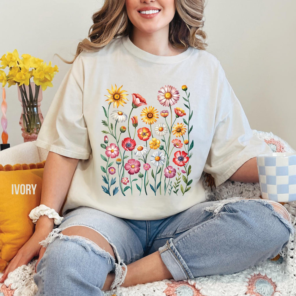 Floral Nature Botanical Flowers T-shirt