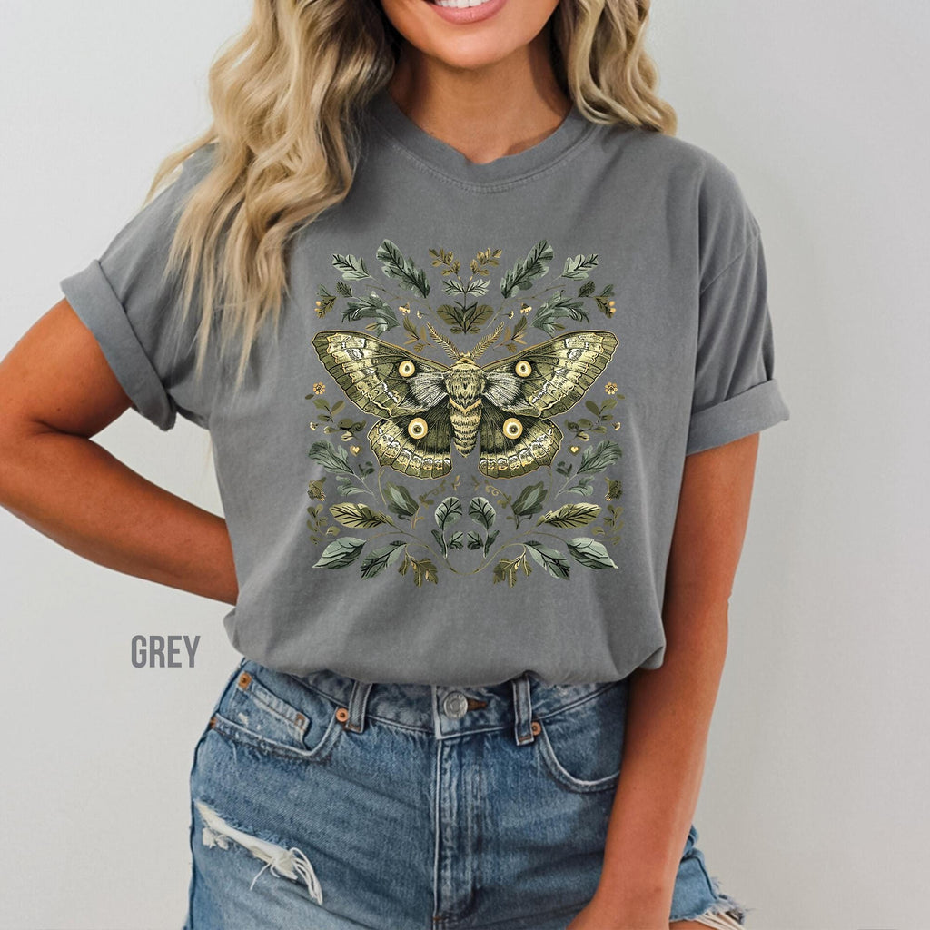 Gothic Moth Comfort Colors Shirt