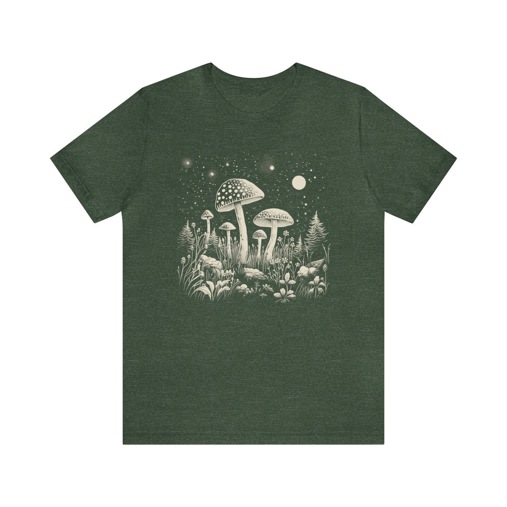 Mushroom Celestial Goblincore T-Shirt