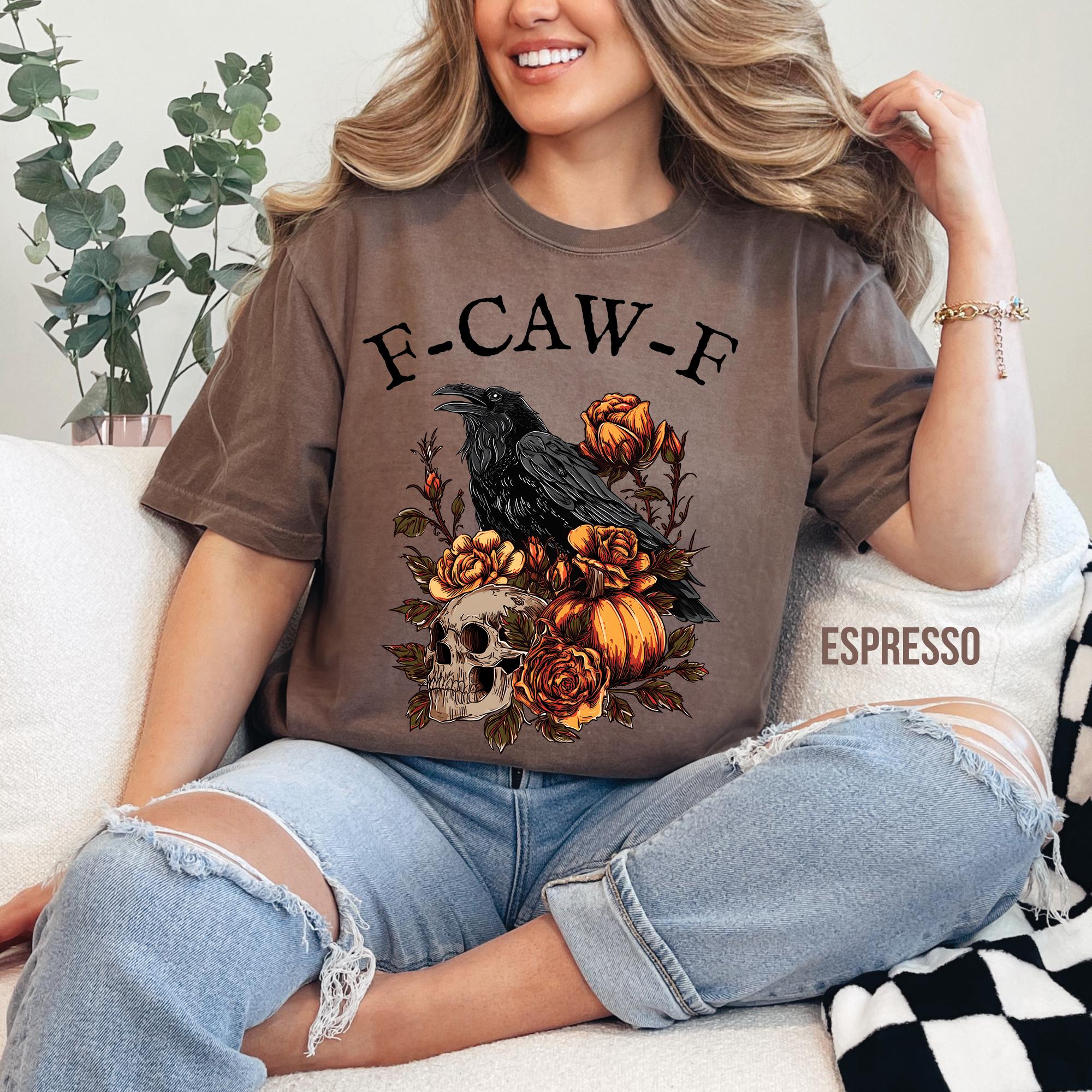 F-Caw-F Funny Crow Halloween T-Shirt