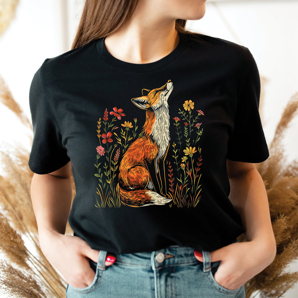 Wildflower Fox T-Shirt