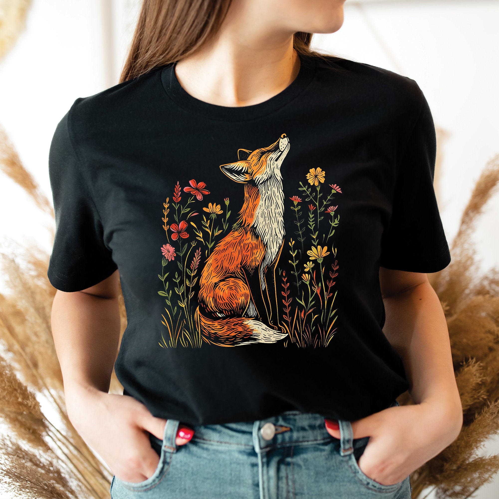 Wildflower Fox T-Shirt