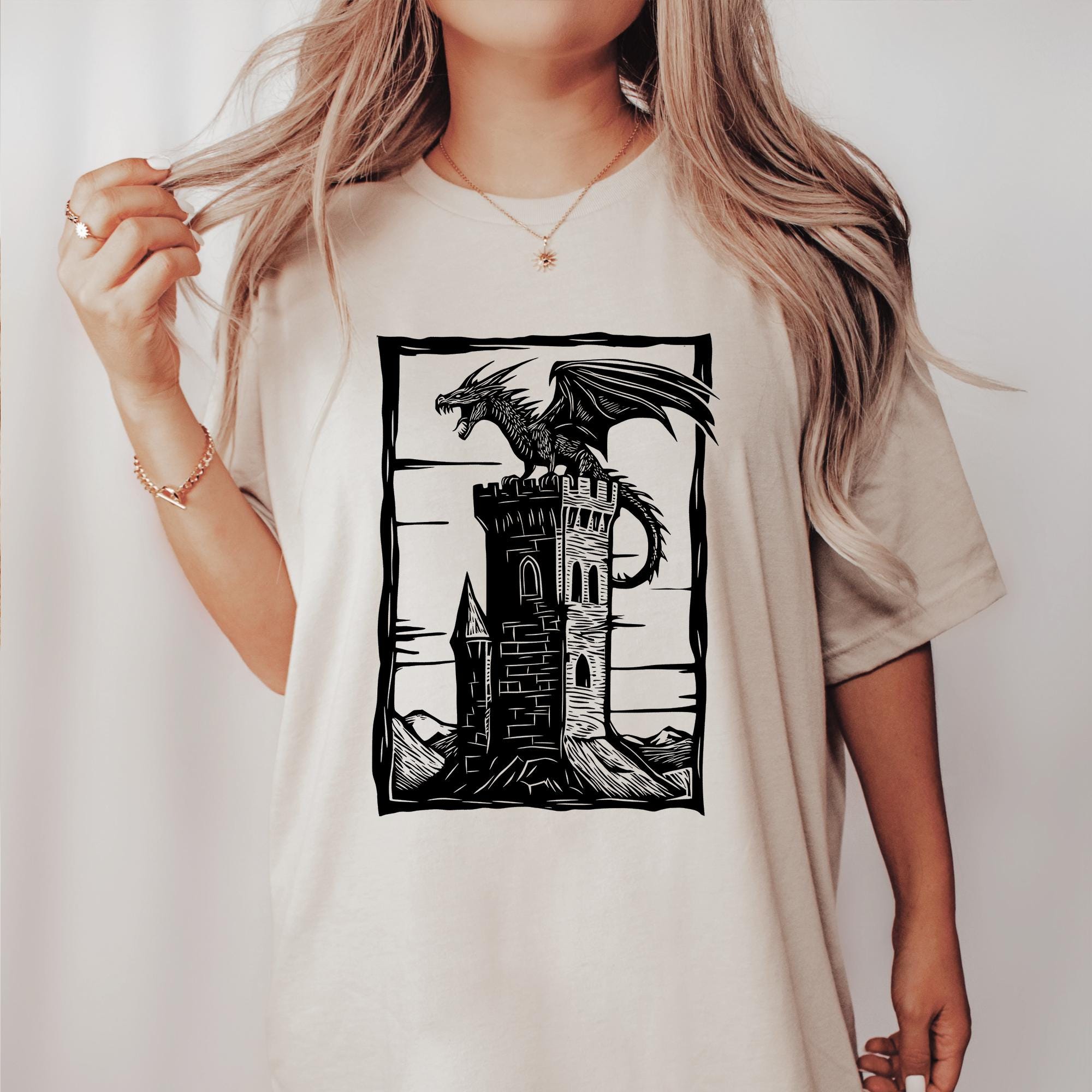 Vintage Dragon Retro Medieval Castlecore Shirt