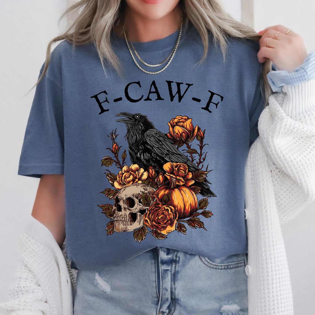 F-Caw-F Funny Crow Halloween T-Shirt