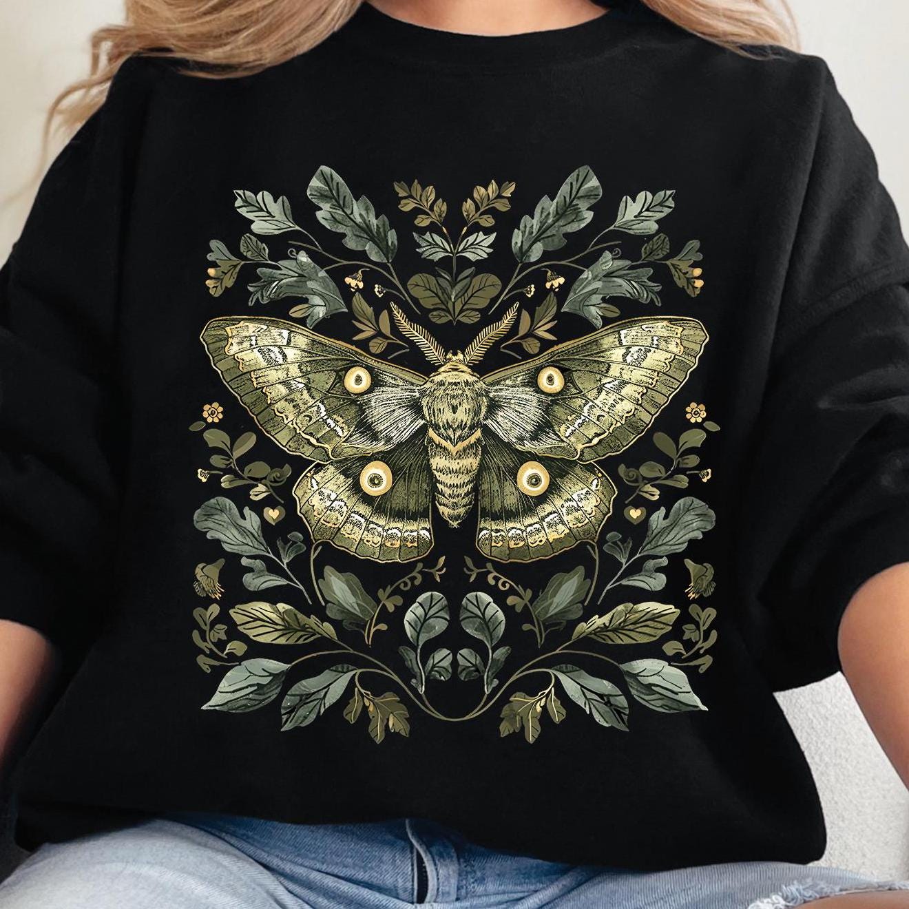 Moth Graphic Sweatshirt