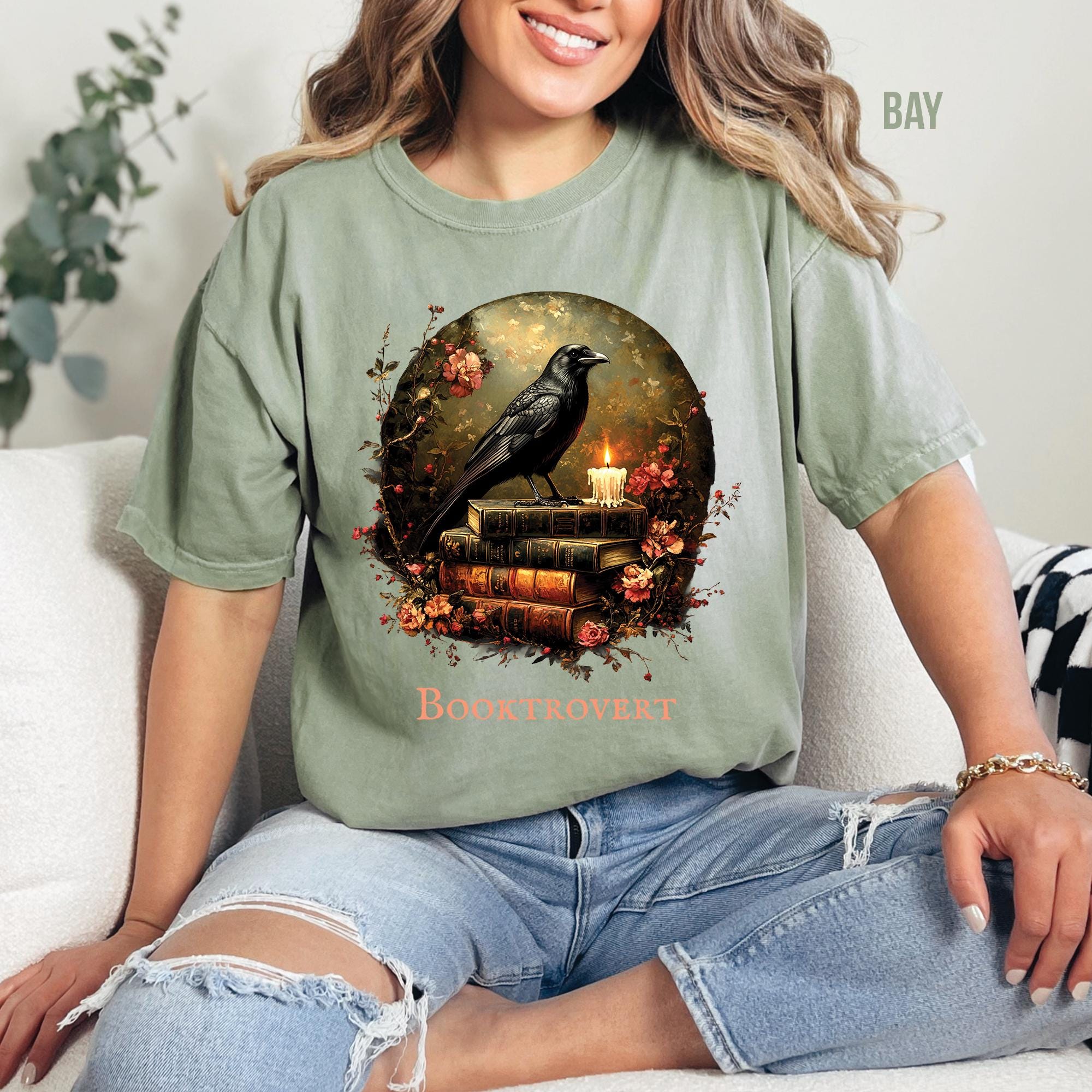 Booktrovert Raven T-Shirt