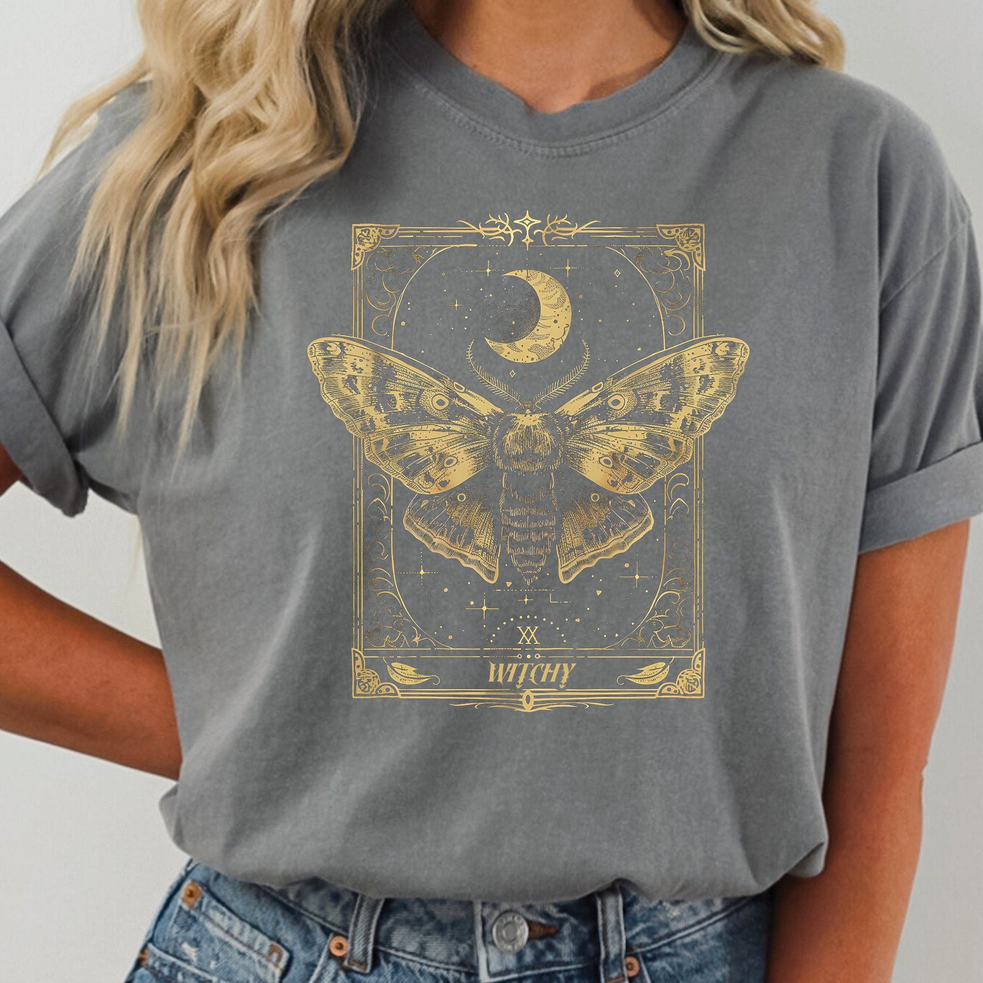 Moth Moon Tarot T-Shirt