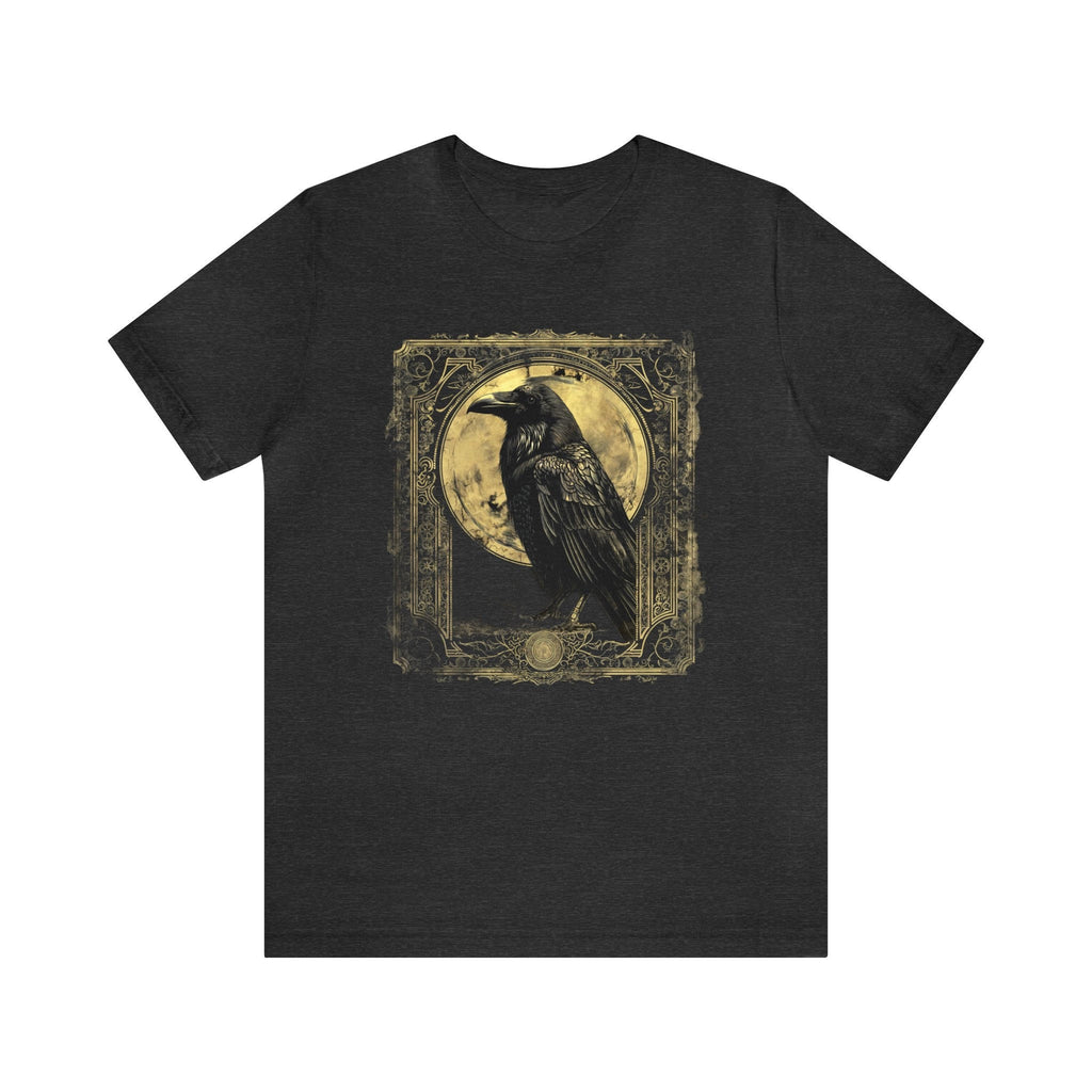 Gothic Raven Vintage Tarot Card T-Shirt
