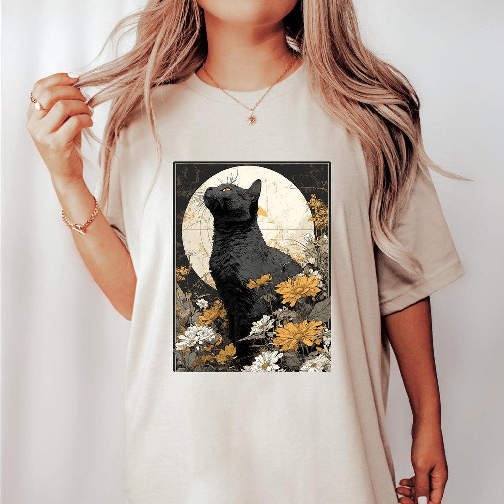 Cat Flowers T-Shirt