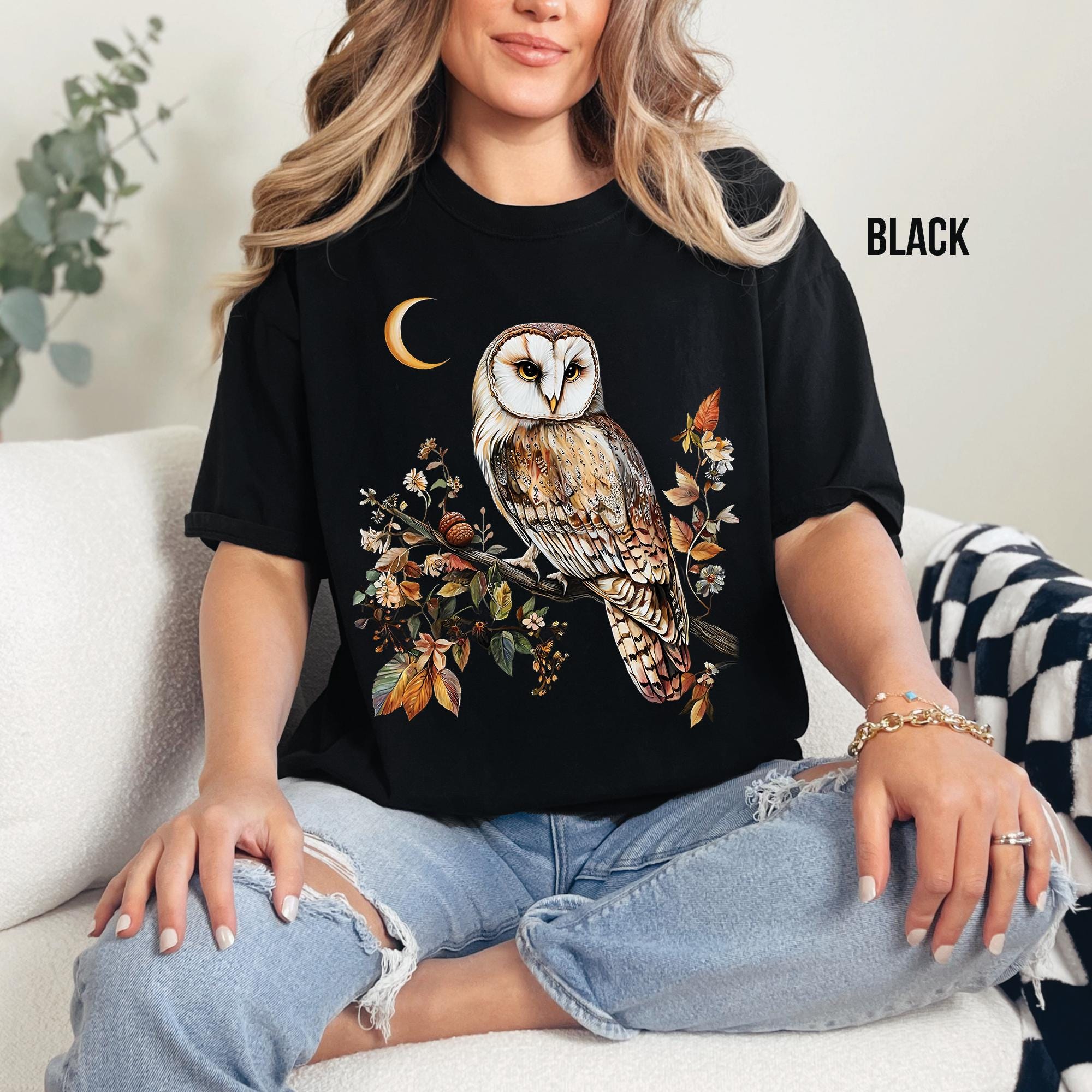 Cottagecore Owl T-Shirt