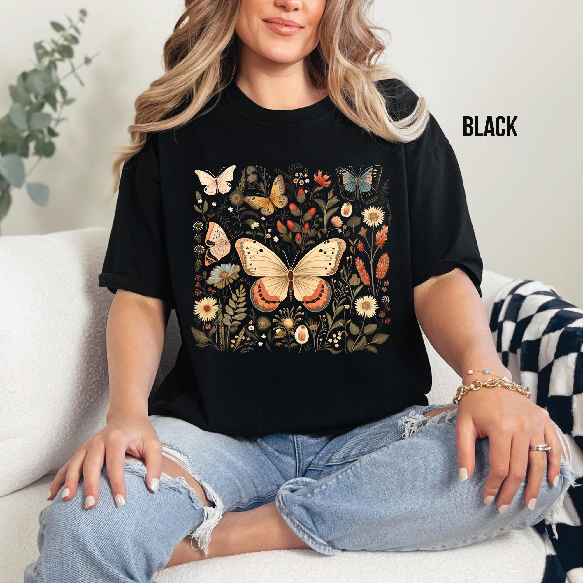 Moth Cottagecore T-Shirt