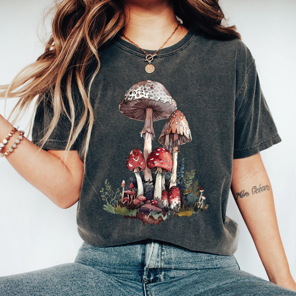 Forestcore Mushroom Shirt