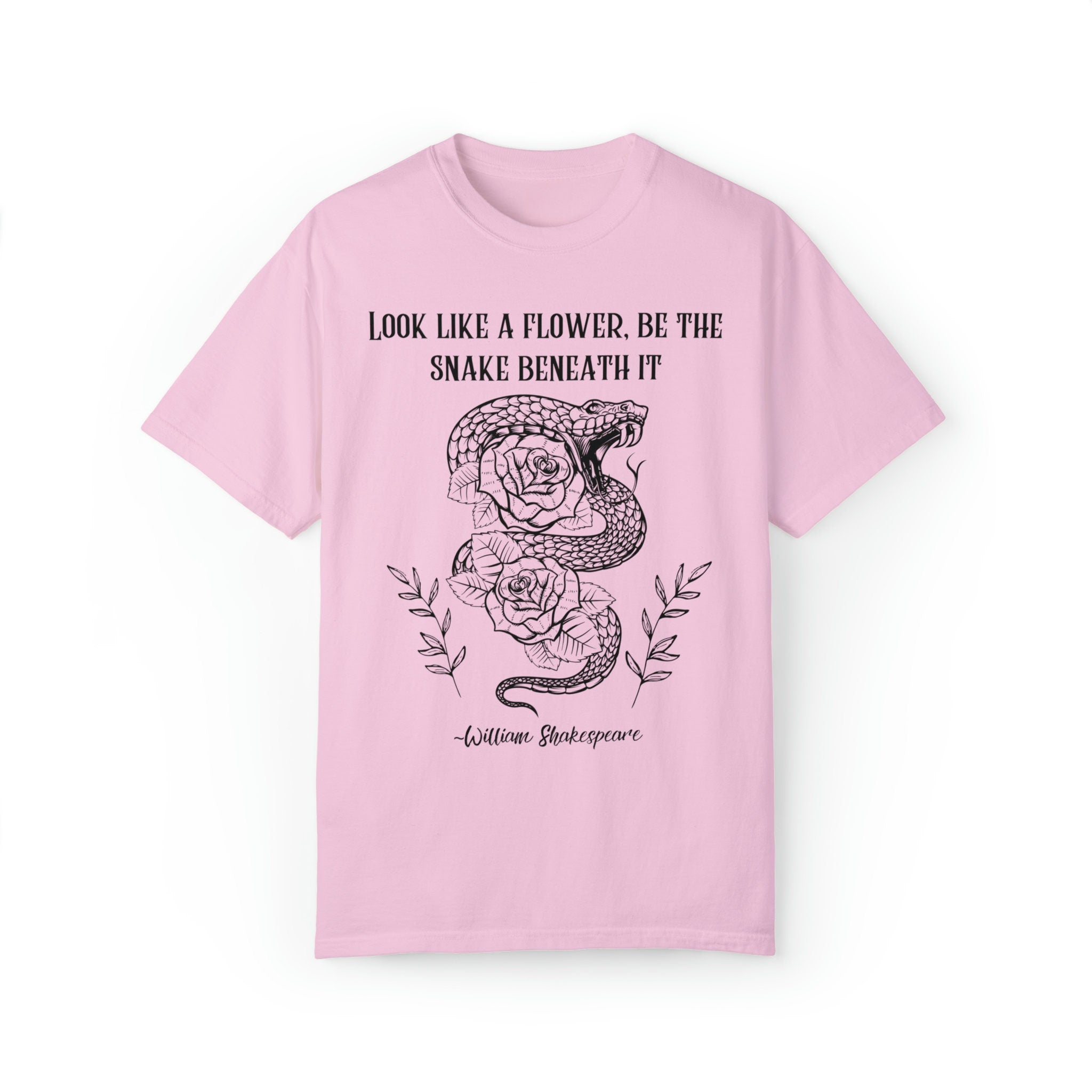 Shakespeare Snake Roses T-Shirt