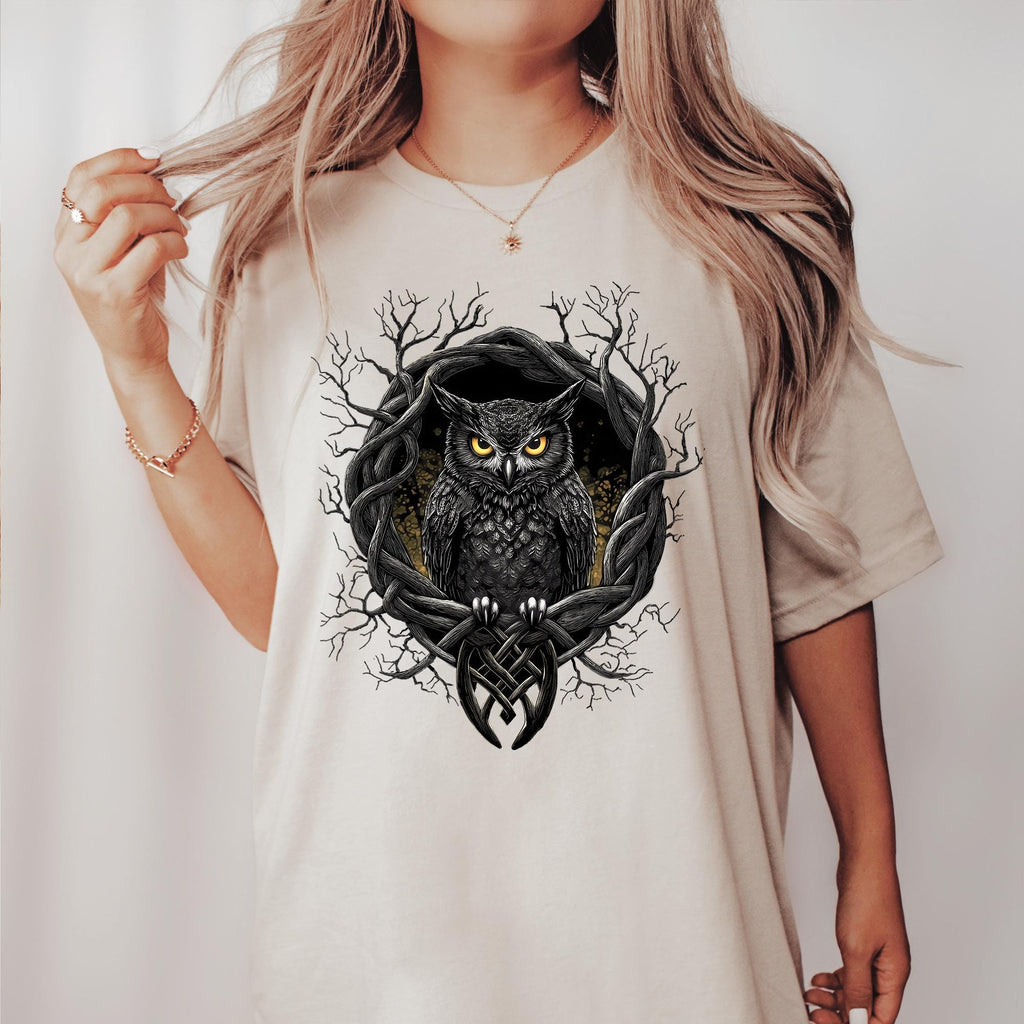 Tree of Life Celtic Owl T-Shirt