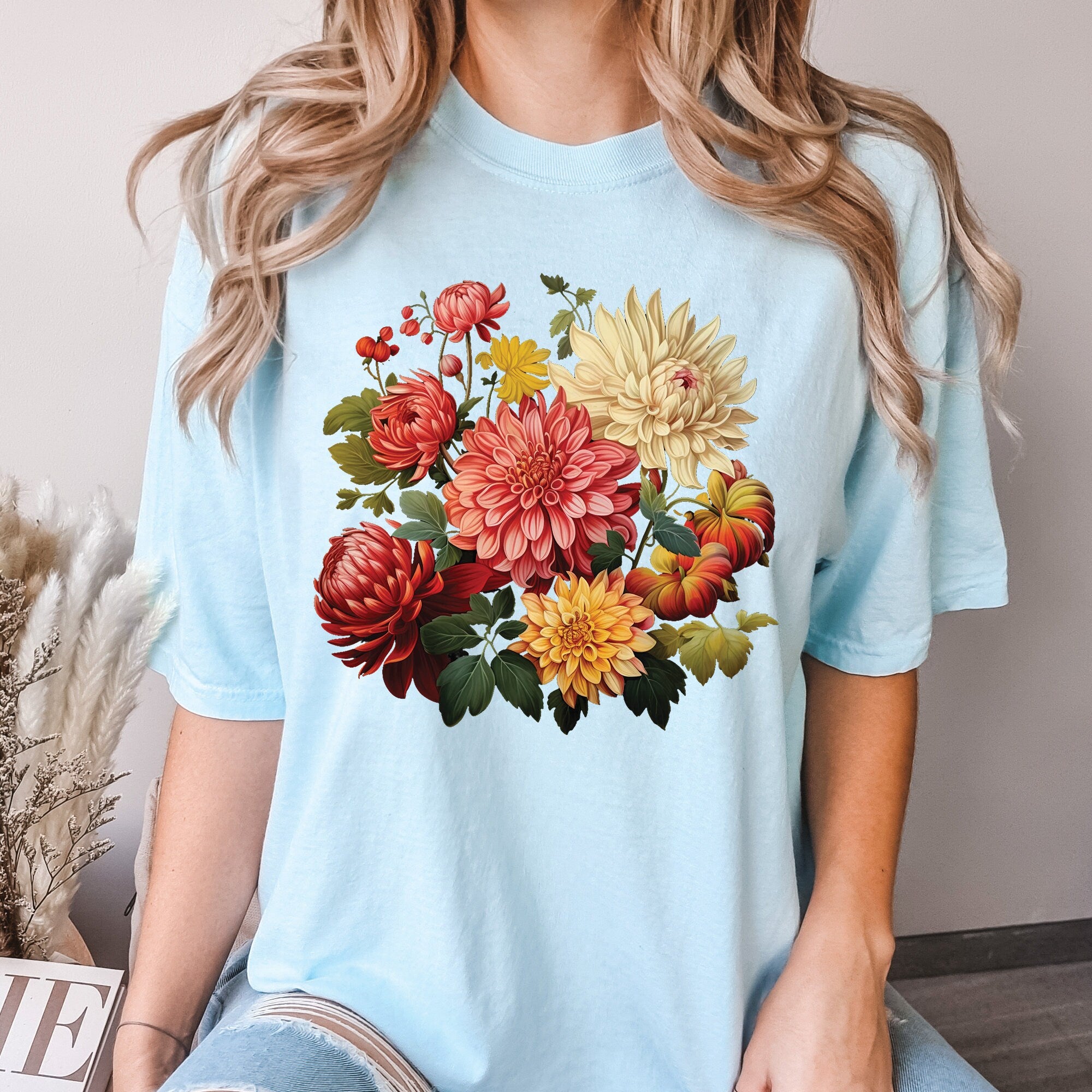 Vintage Dahlias Shirt