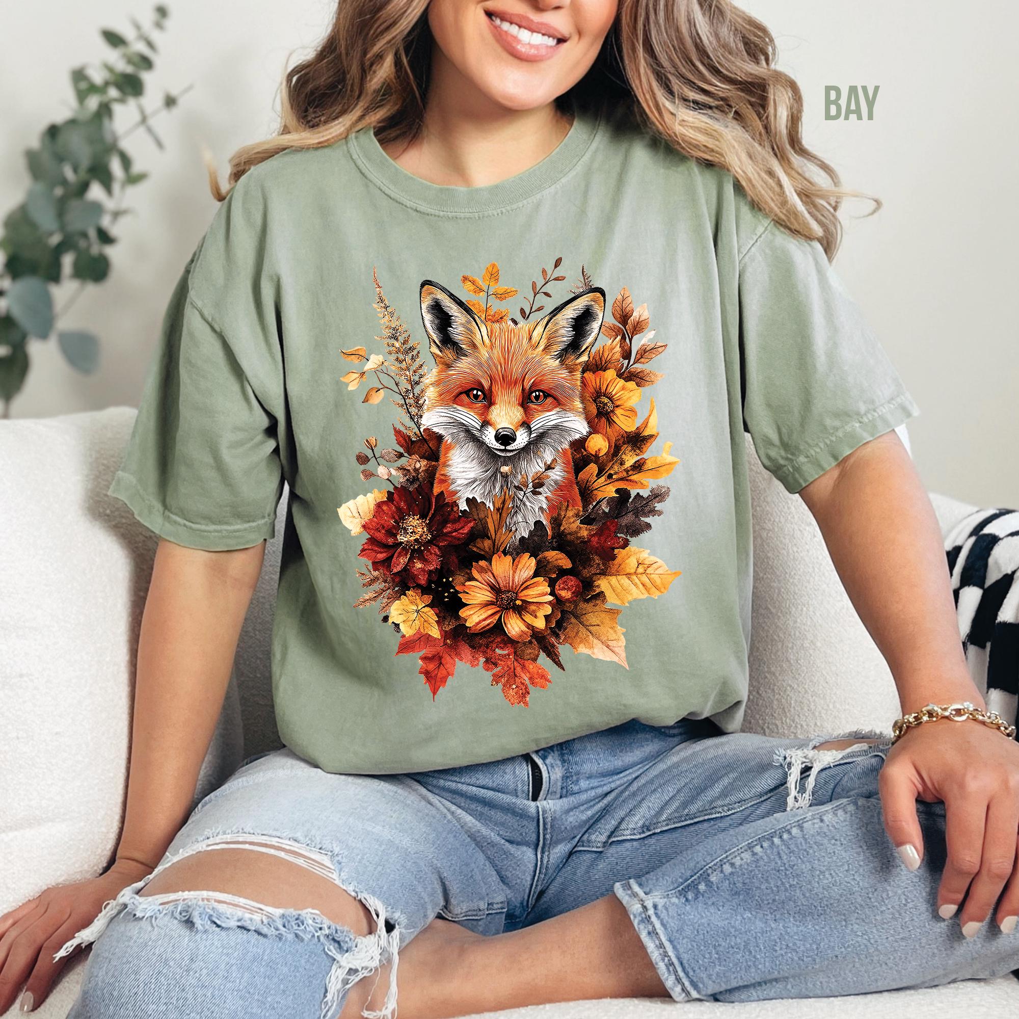 Floral Fox Shirt