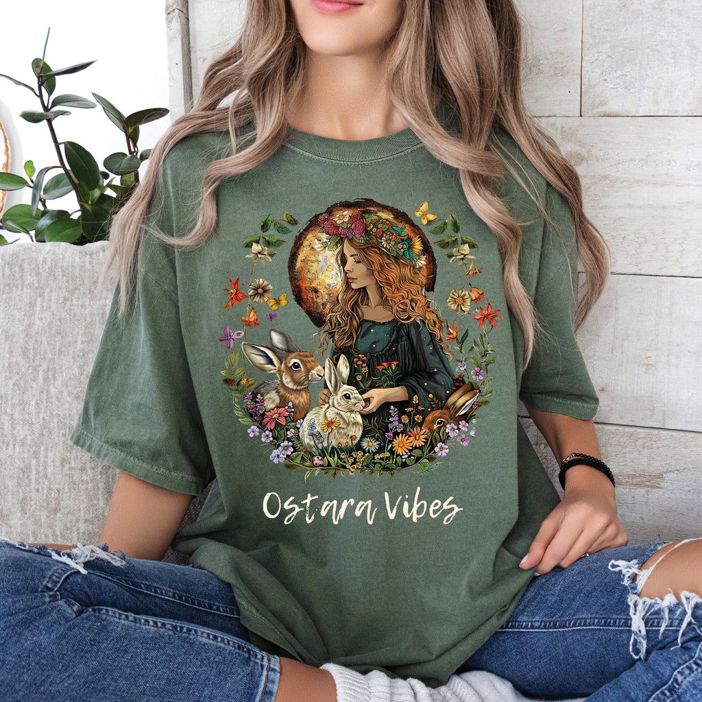 Ostara Vibes Pagan Spring Equinox T-Shirt