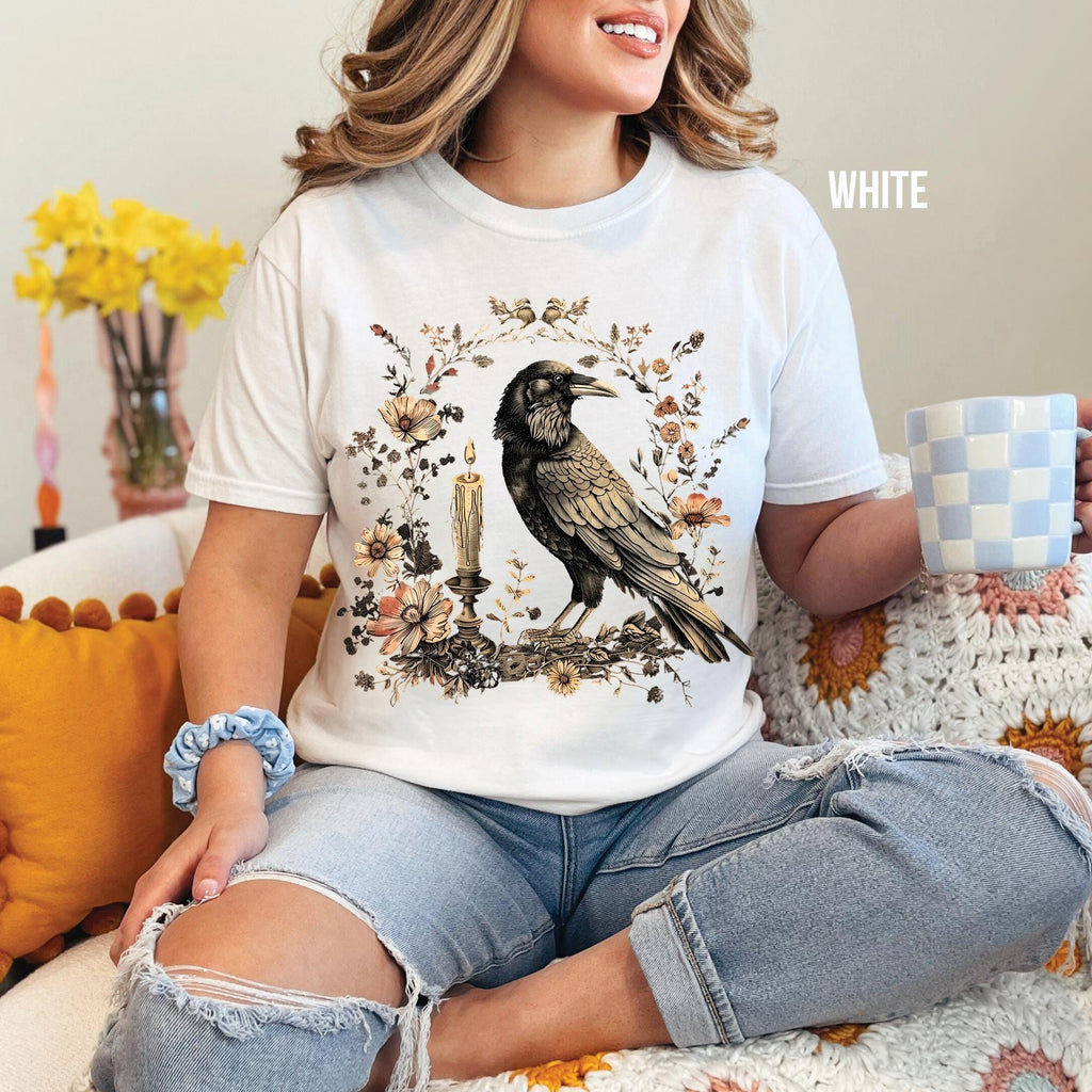 Gothic Raven Comfort Colors T-Shirt