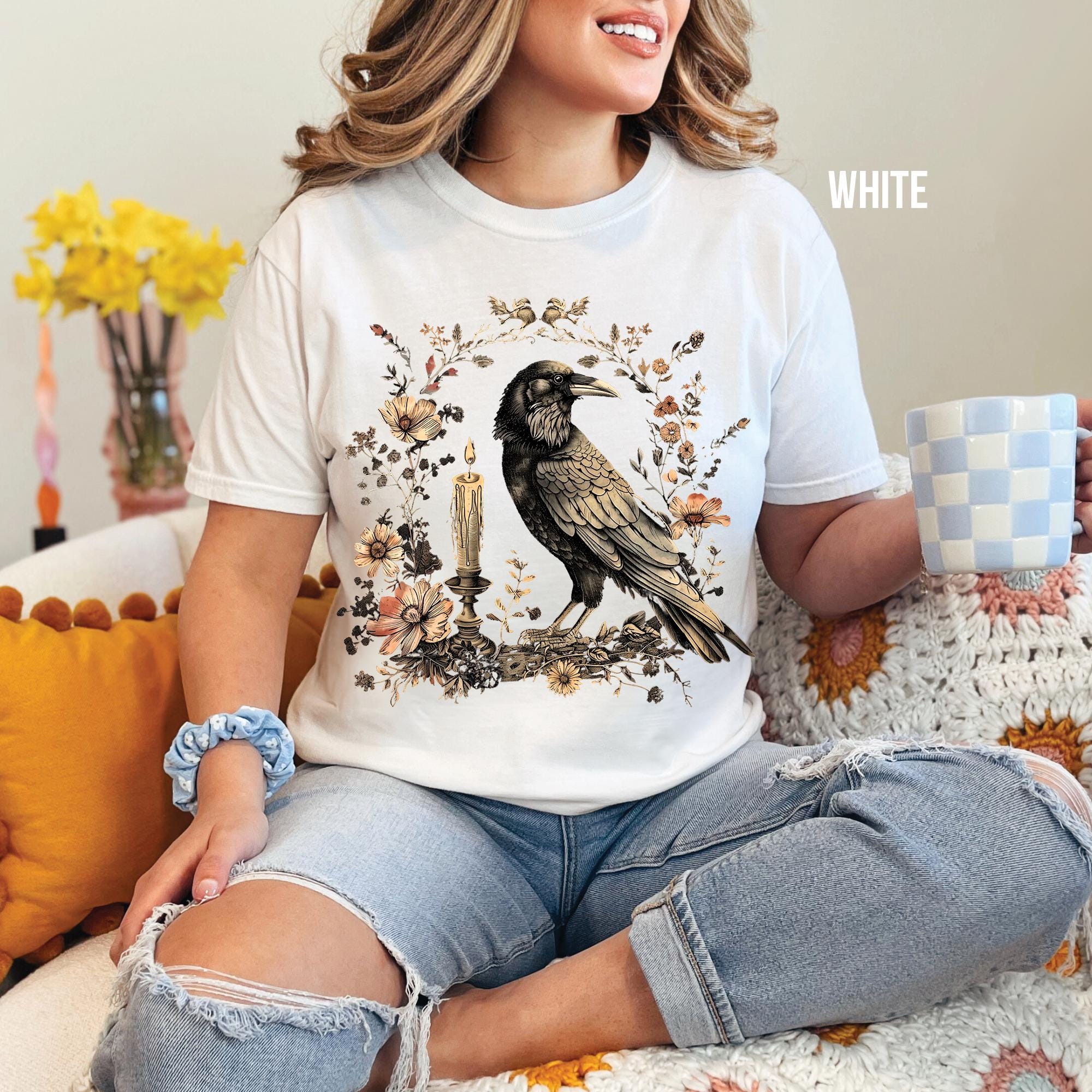 Gothic Raven Comfort Colors T-Shirt