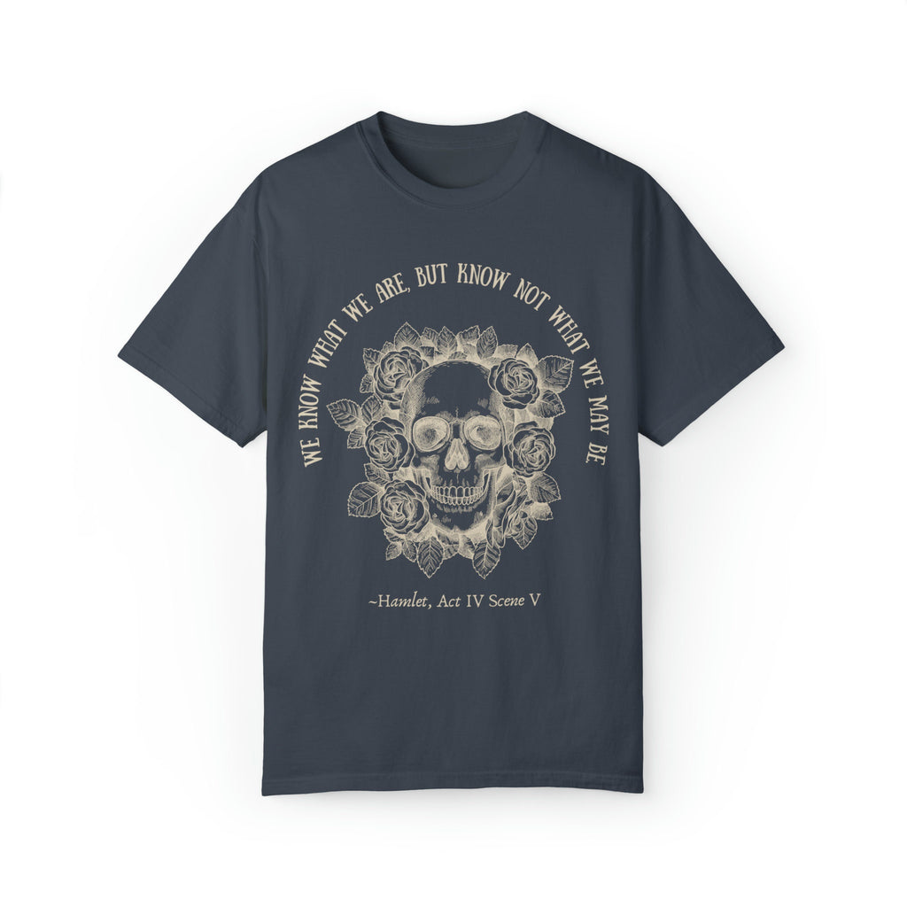 Shakespeare Skull Roses T-Shirt