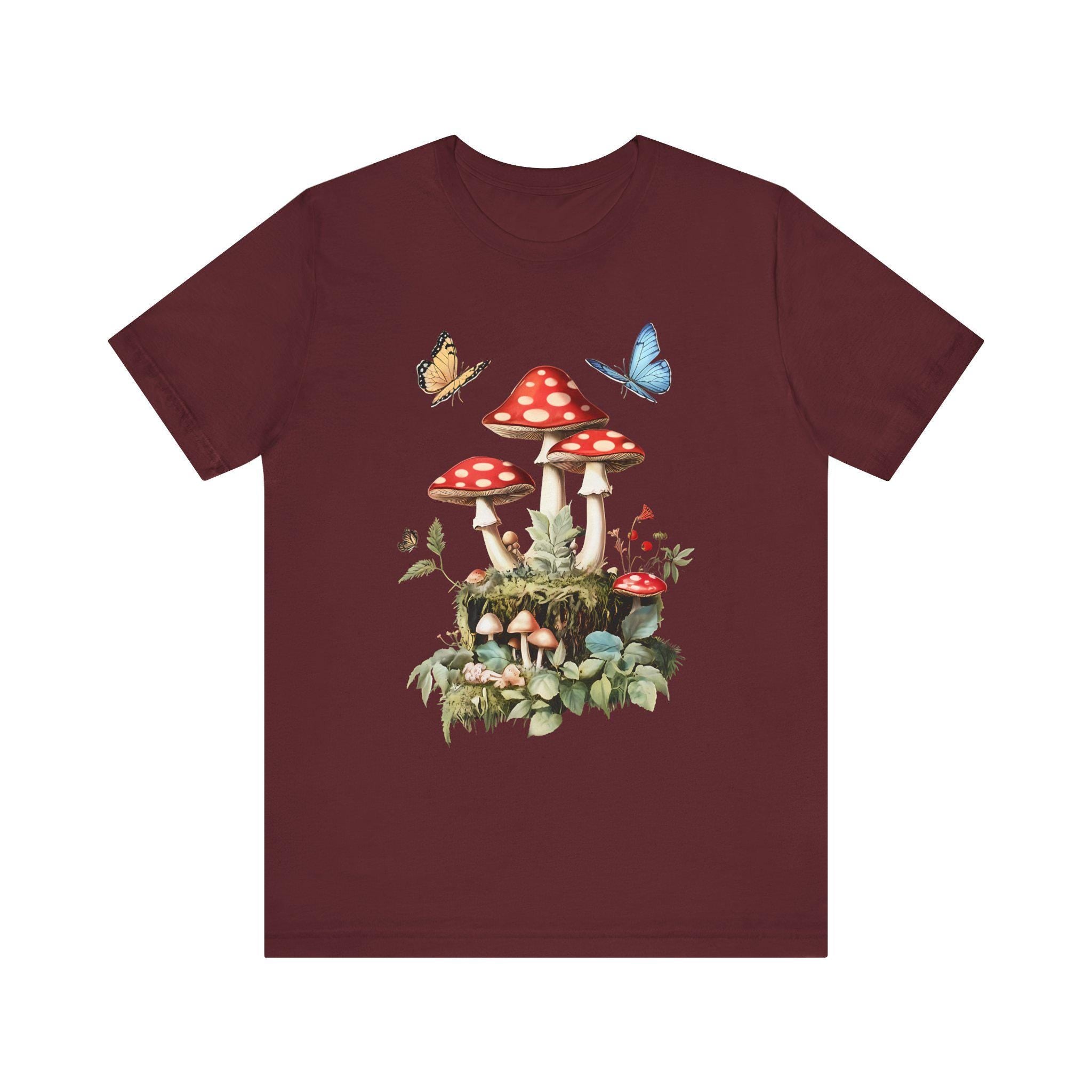 Butterfly Mushroom Goblincore Shirt