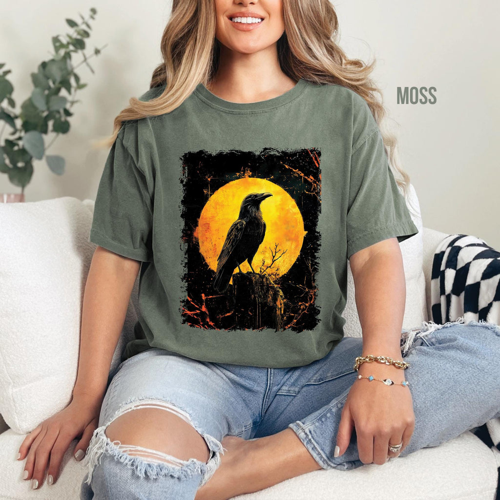 Vintage Gothic Raven T-Shirt