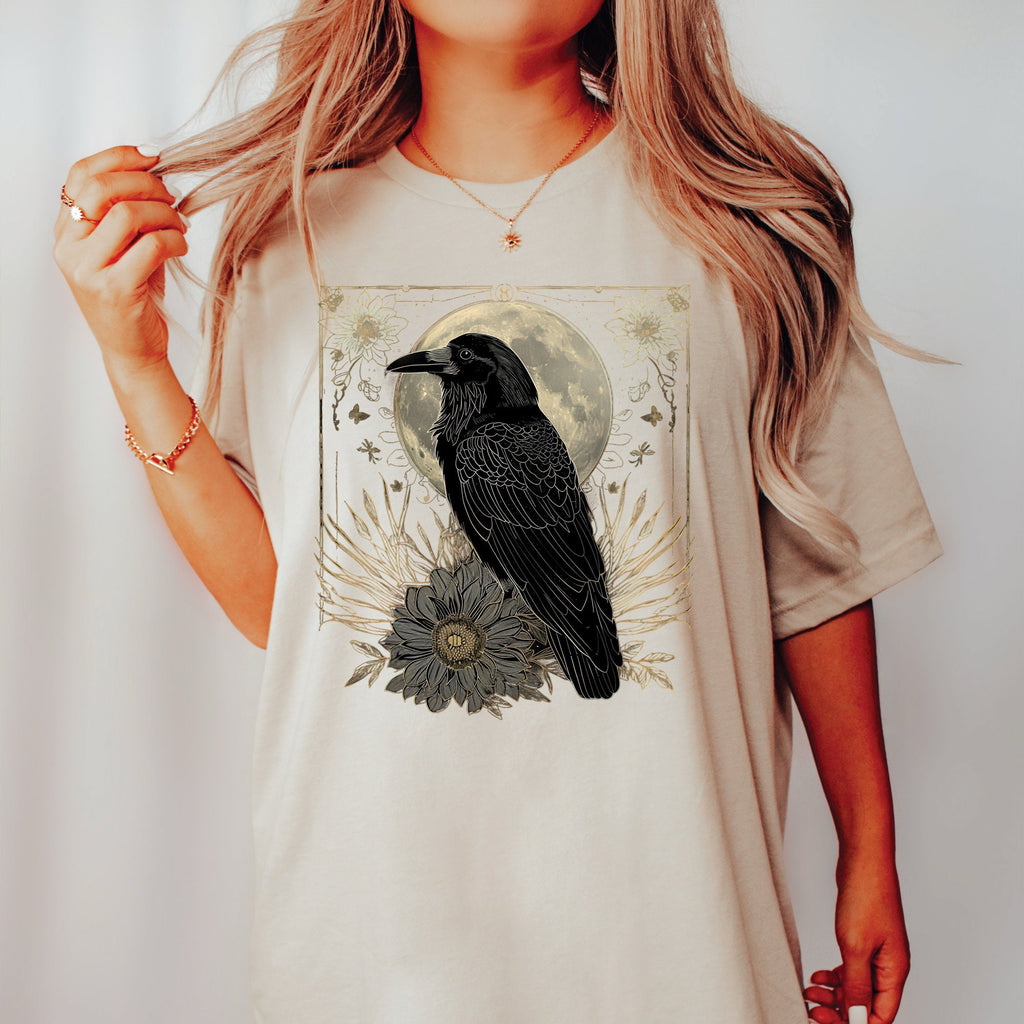 Gothic Raven Moon Shirt