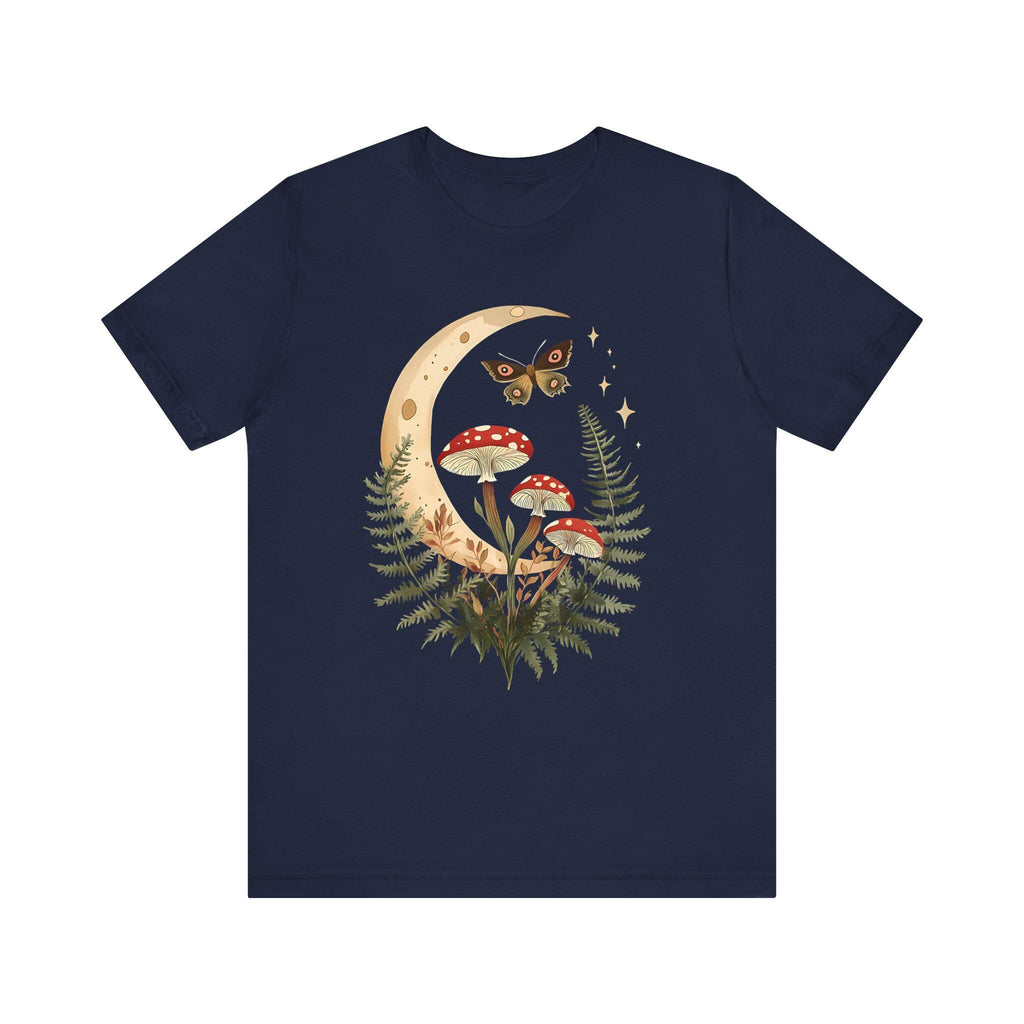 Boho Moon Fern Mushroooms Shirt